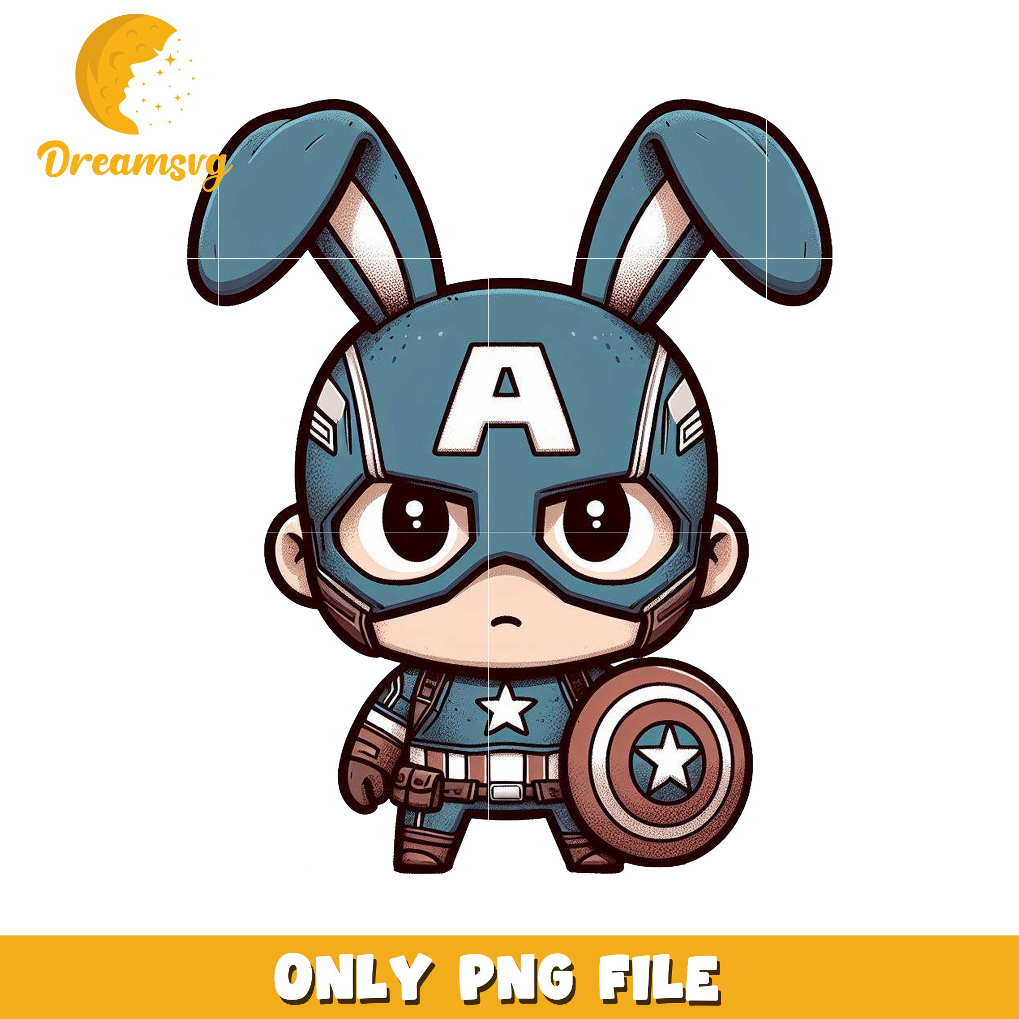 Captain America Bunny PNG