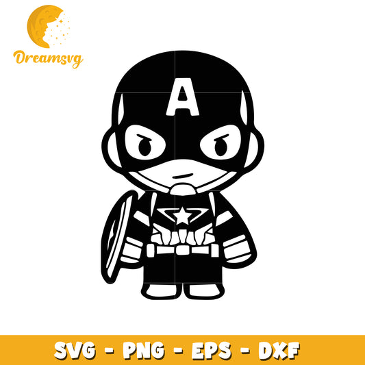 Captain America PNG, SVG, EPS, DXF files for crafts