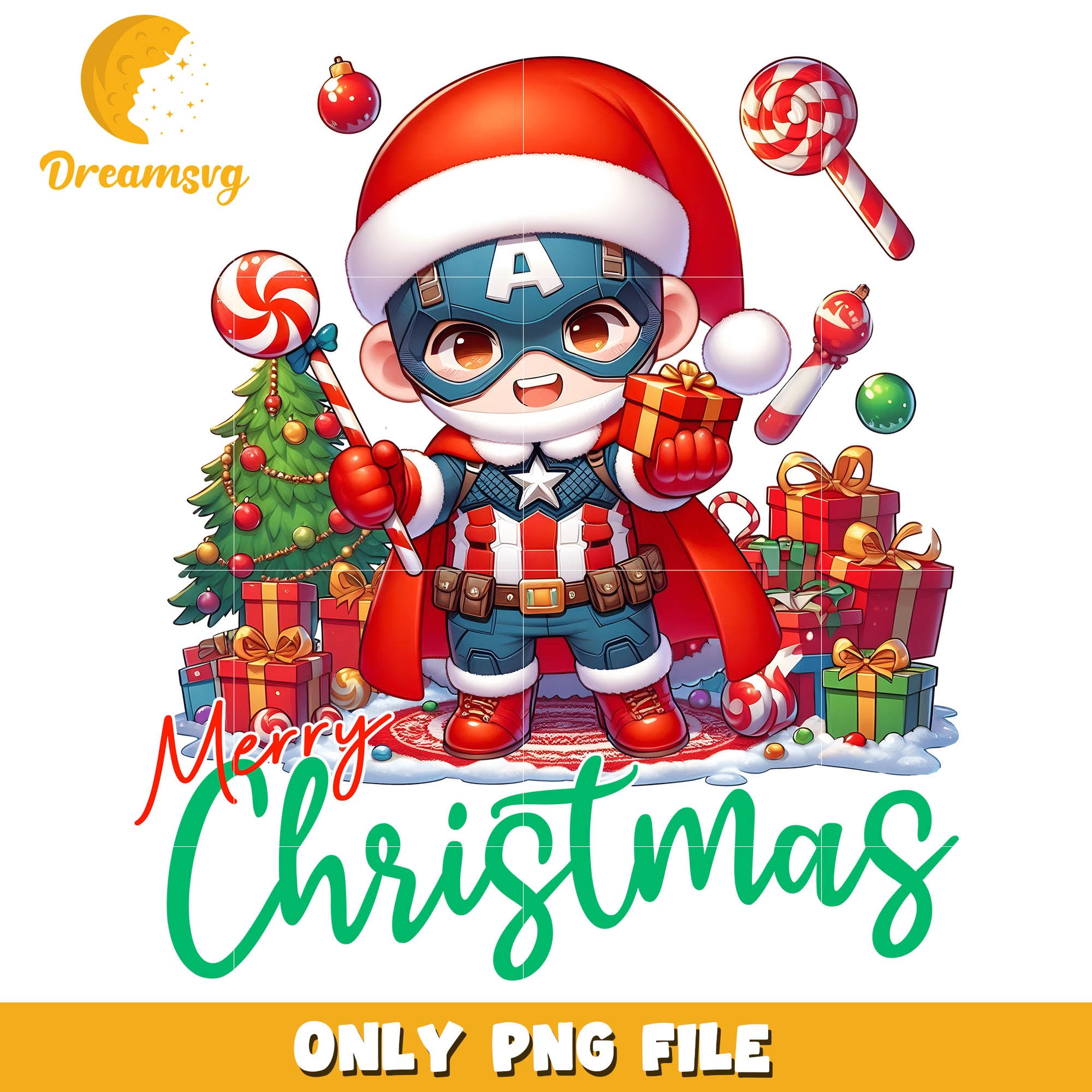 Captain America merry christmas png, marval heroes​ png, Captain America png