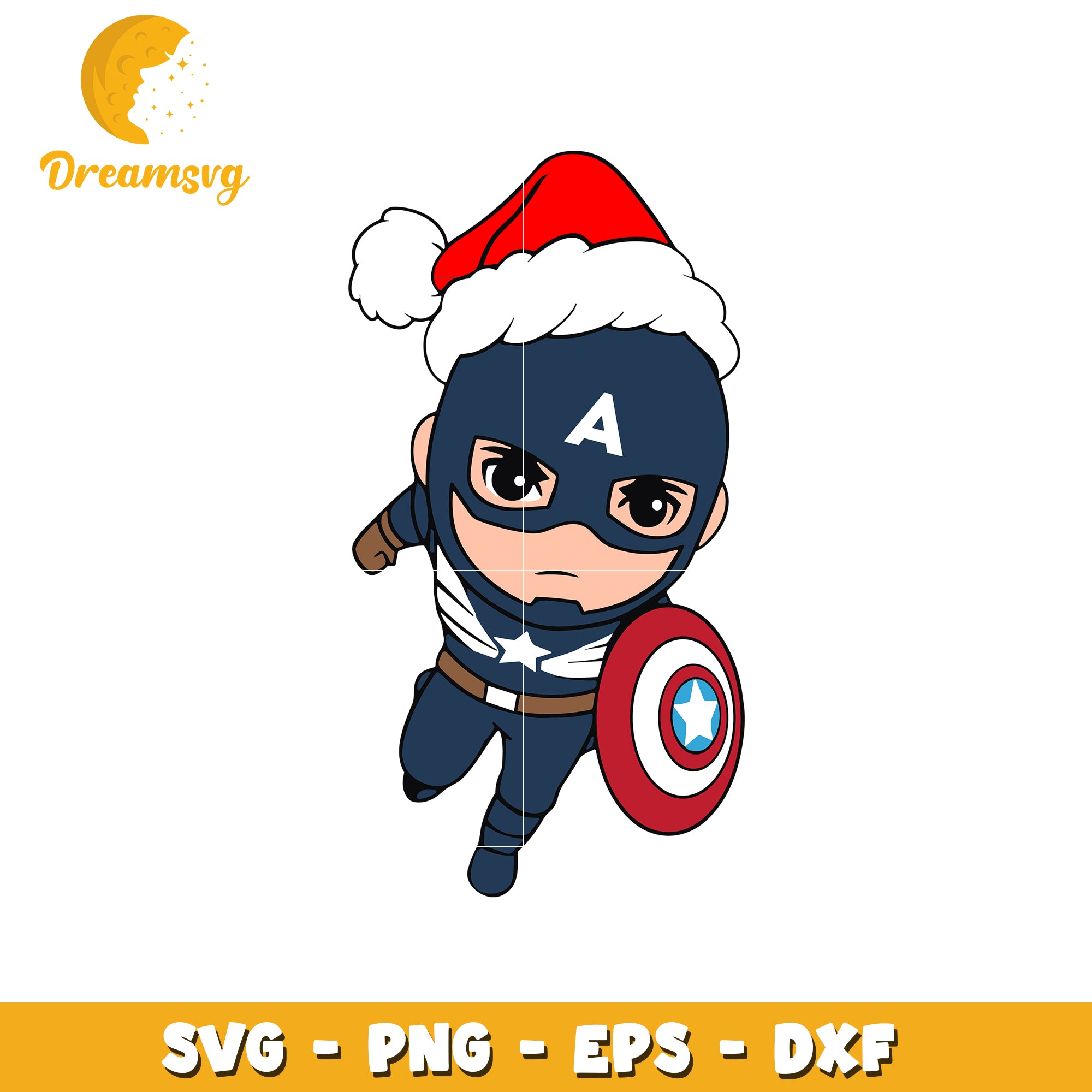 Captain america christmas svg, captain america svg, christmas svg