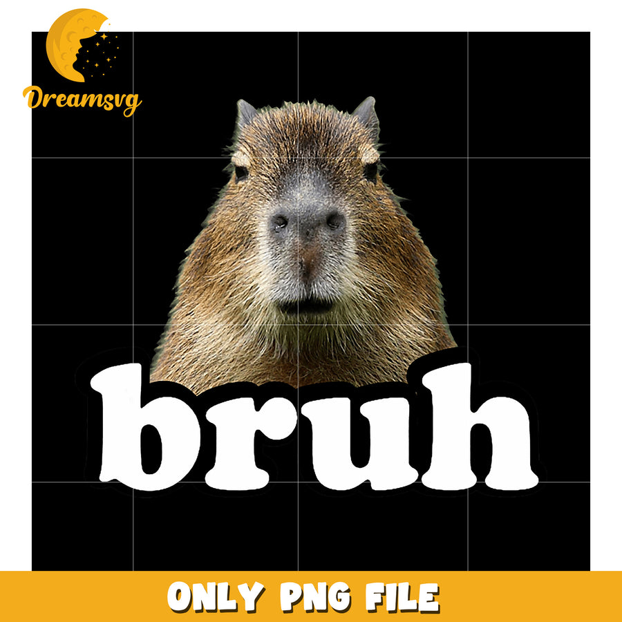 Capybara Bruh PNG Image Download