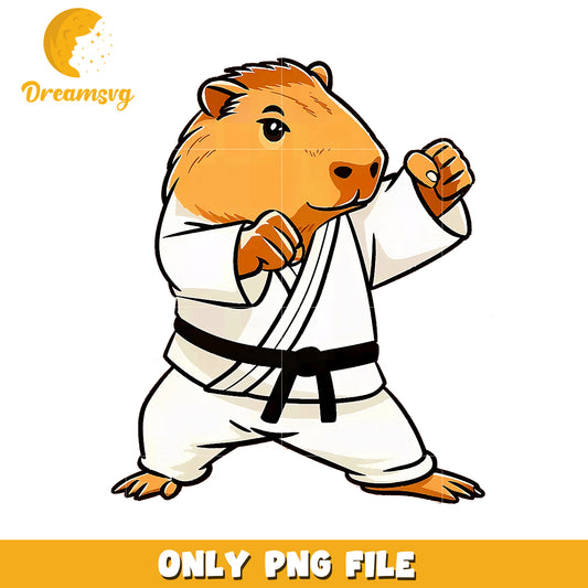 Capybara Karate PNG Image Download