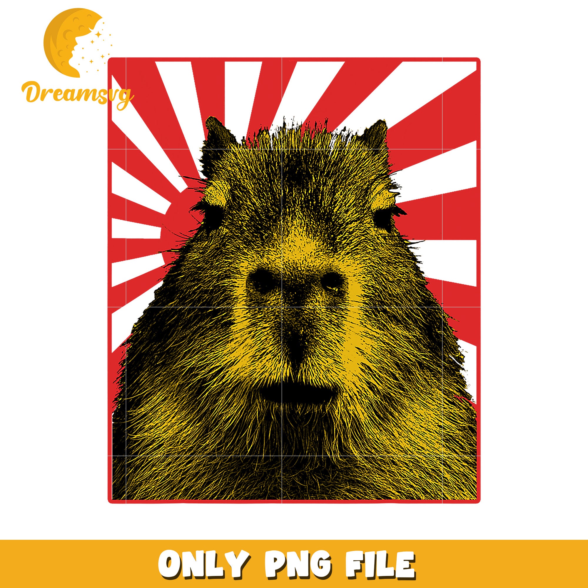 Capybara Rising Sun PNG Image Download – DreamSVG Store