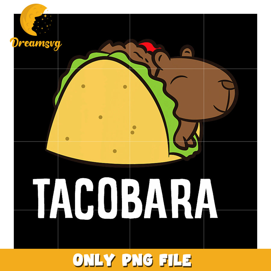 Capybara Taco PNG Design