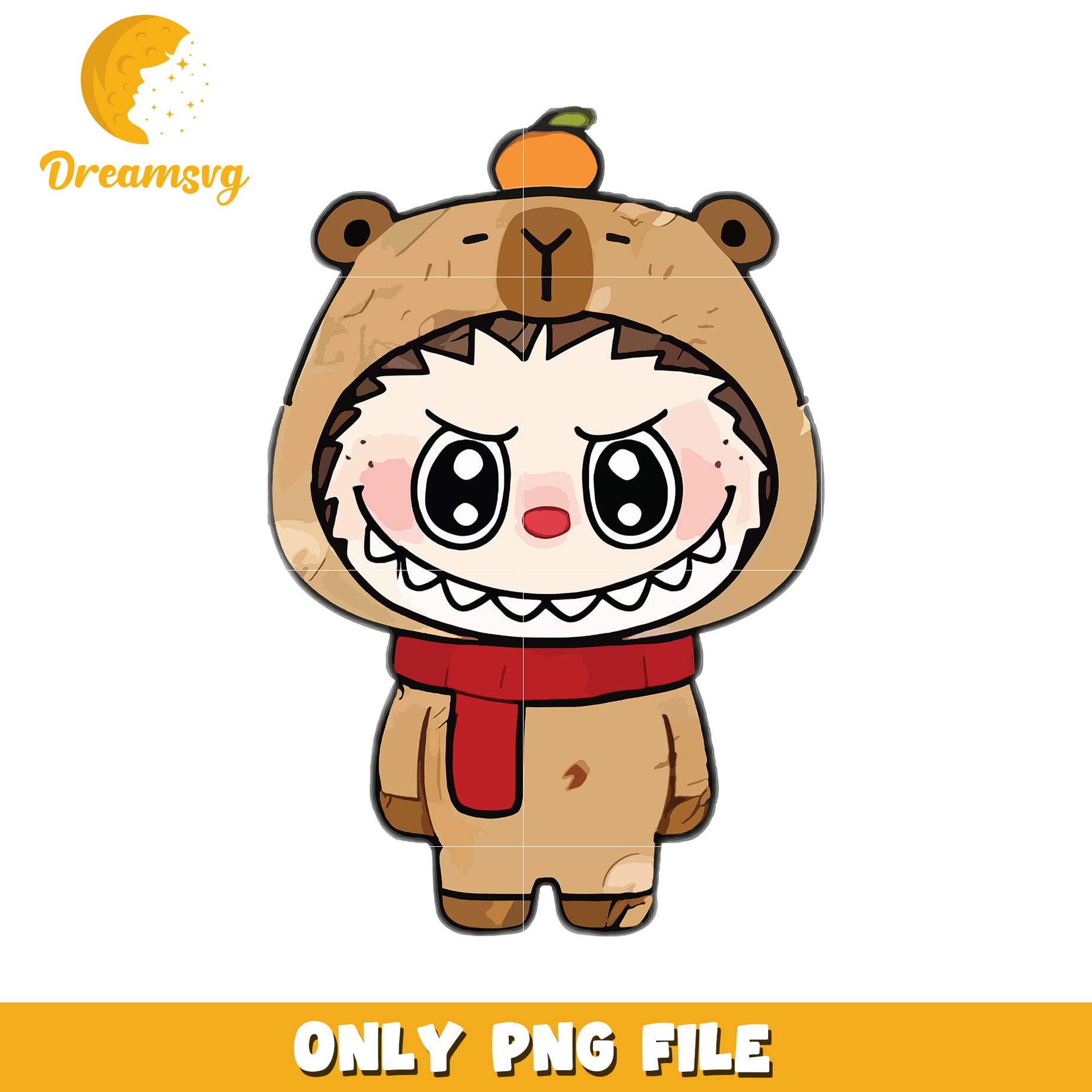 Capybara labubu png, popmart labubu​ png, cartoon characters png