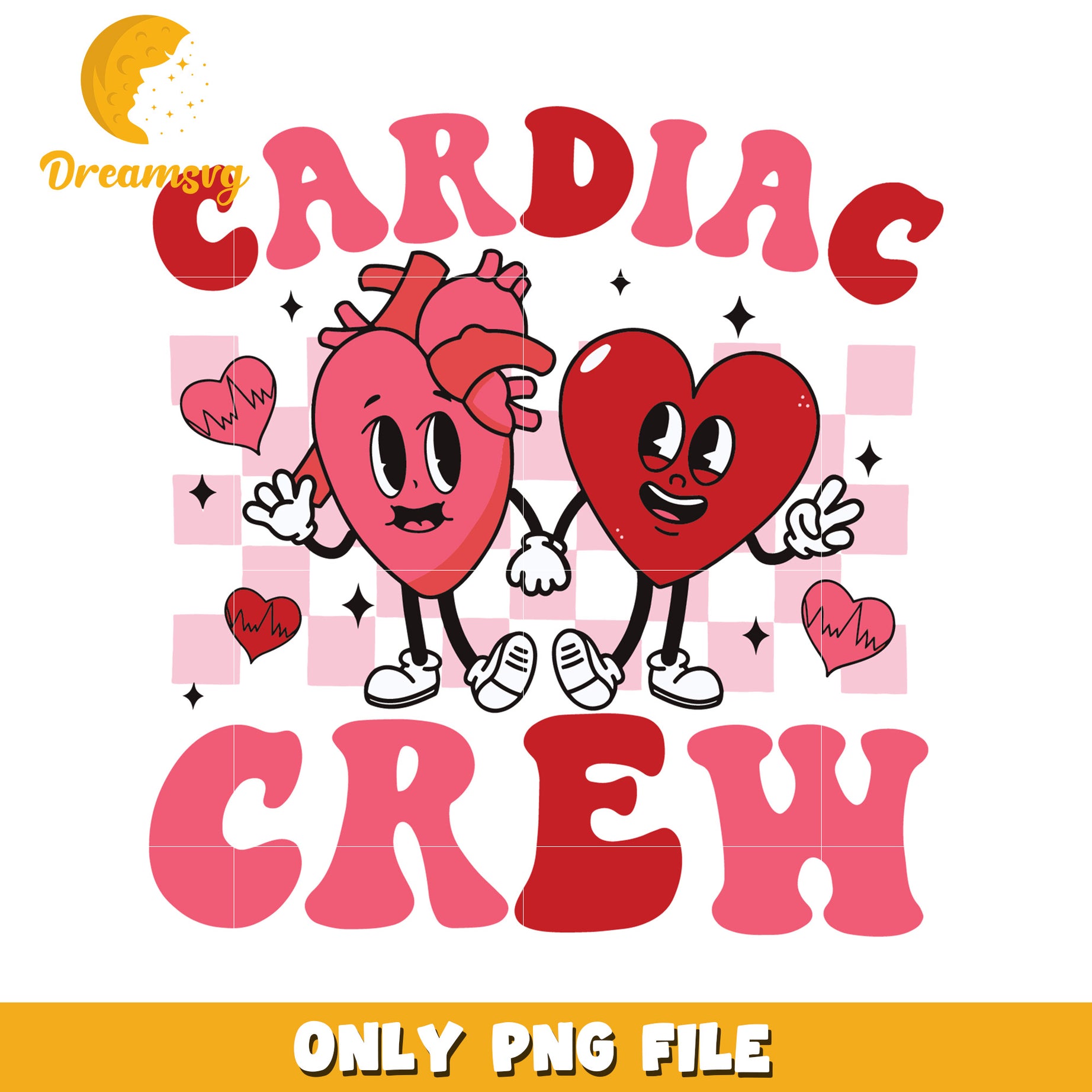 Cardiac Crew PNG Design