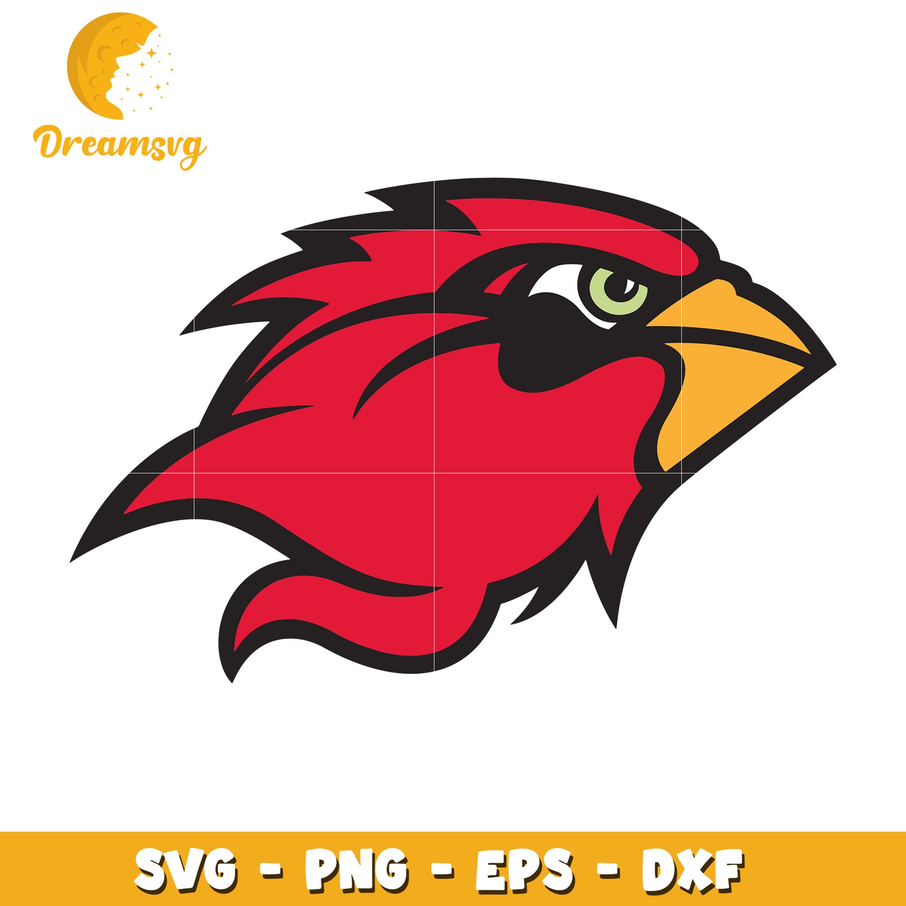 Cardinal Bird SVG Design for Crafts and Digital Projects