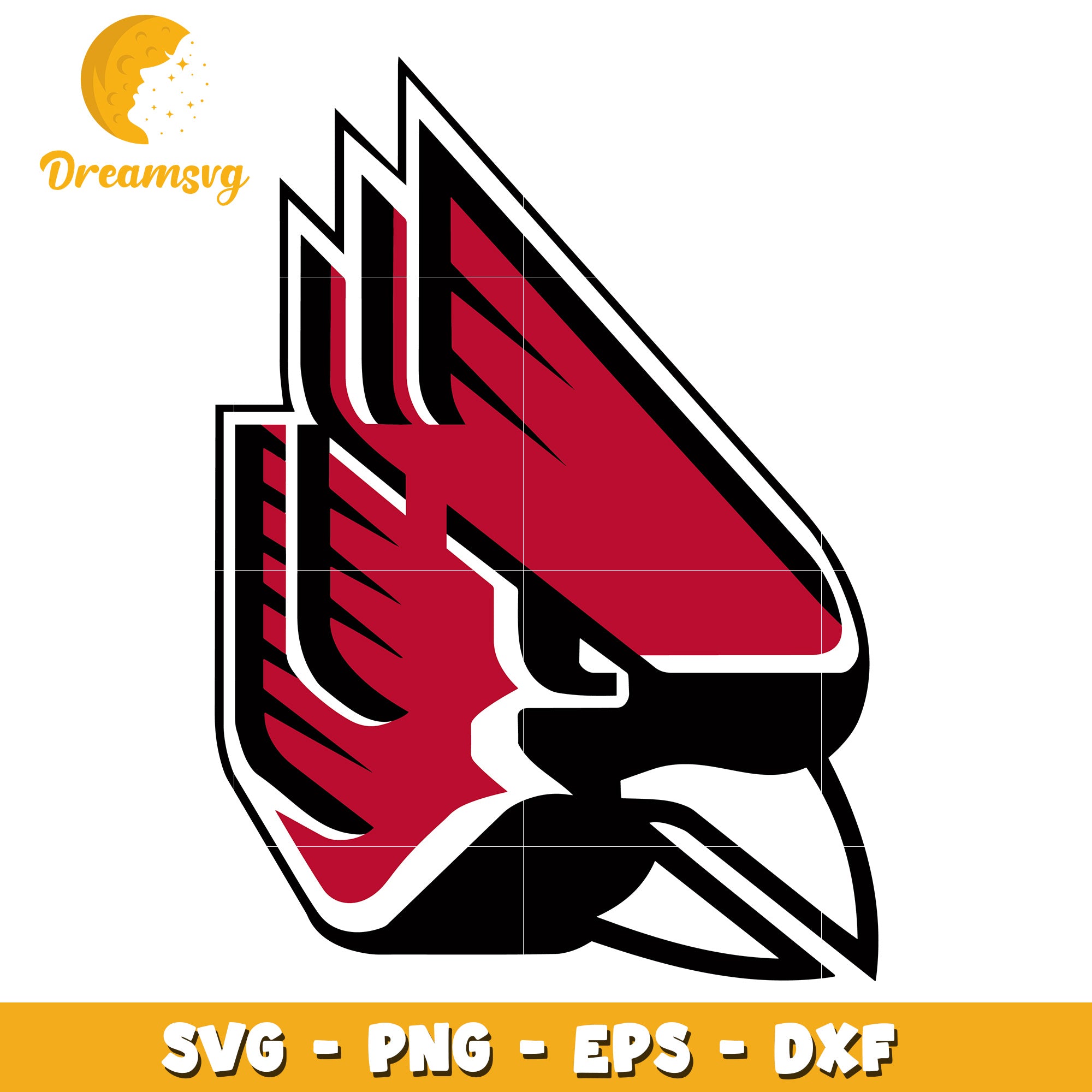 Cardinal Bird SVG PNG EPS DXF Cut File