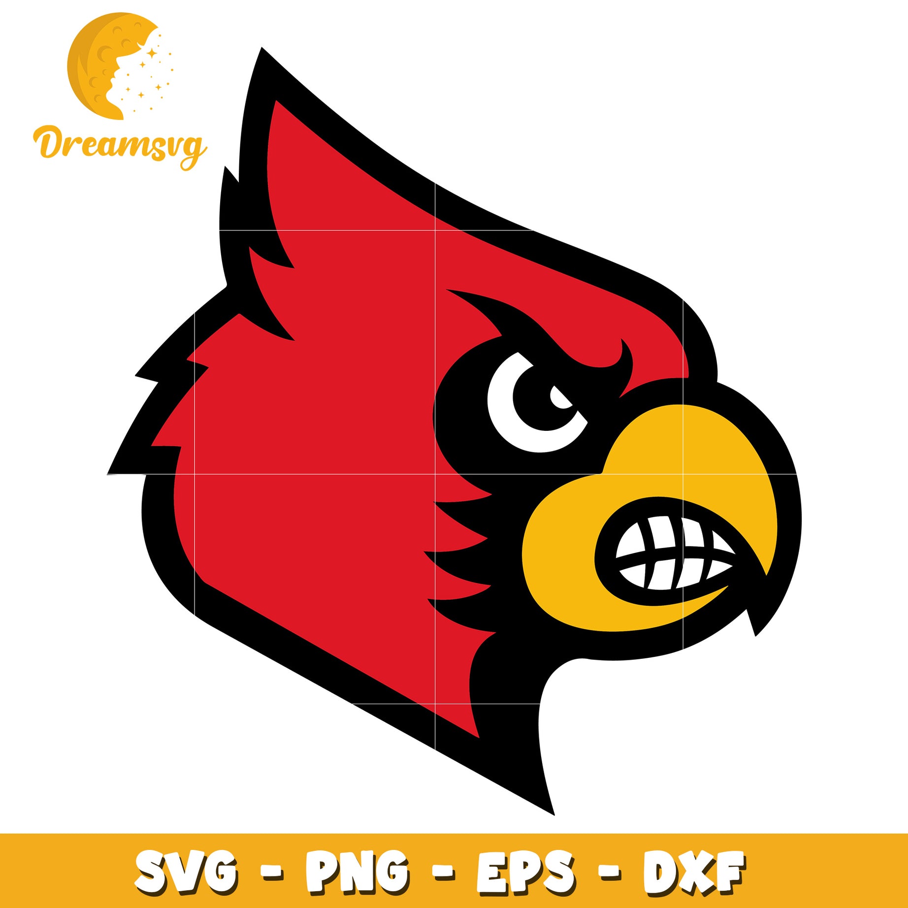 Cardinal Head SVG PNG EPS DXF Files