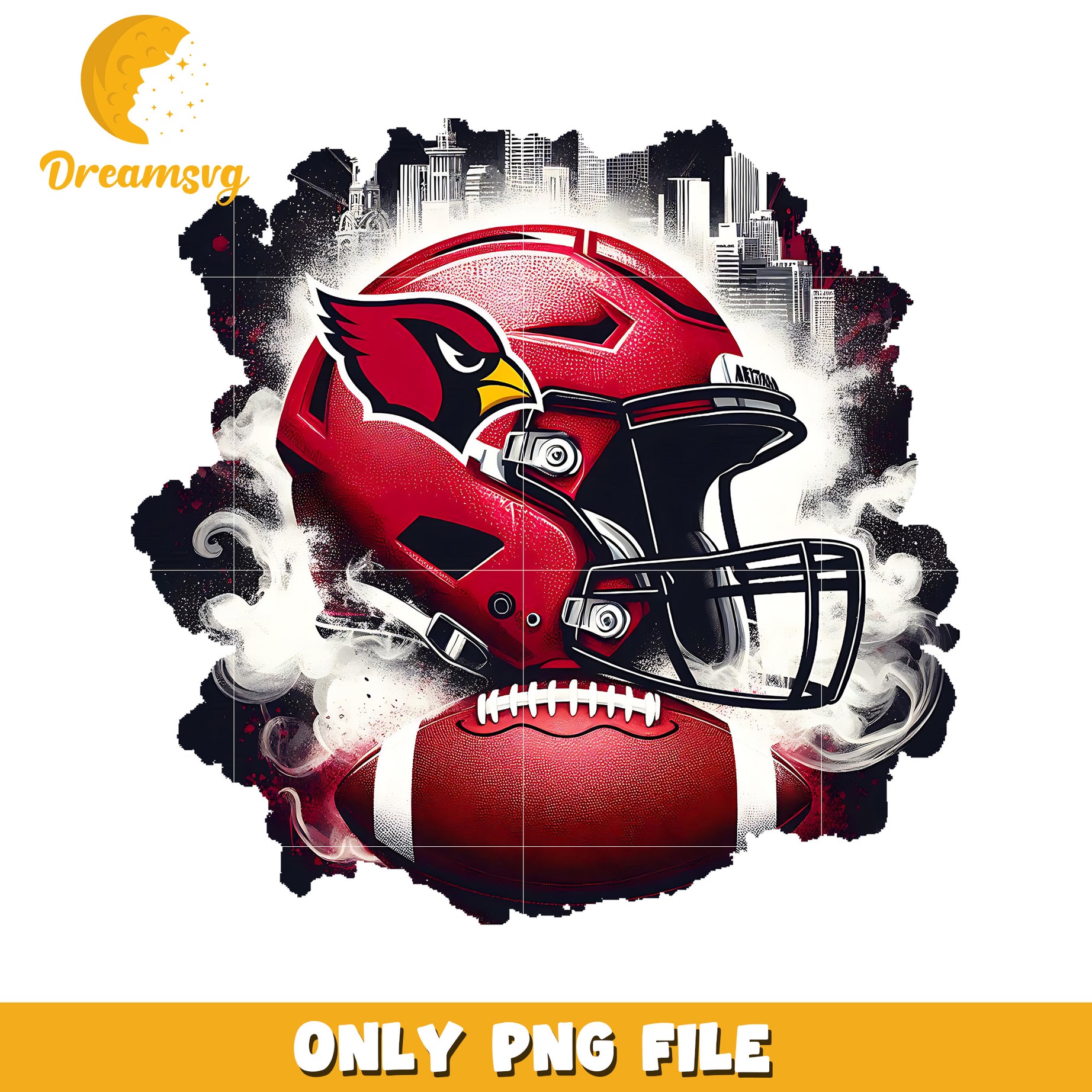 Cardinals helmet and ball png, super bowl 2025 png, nfl network png