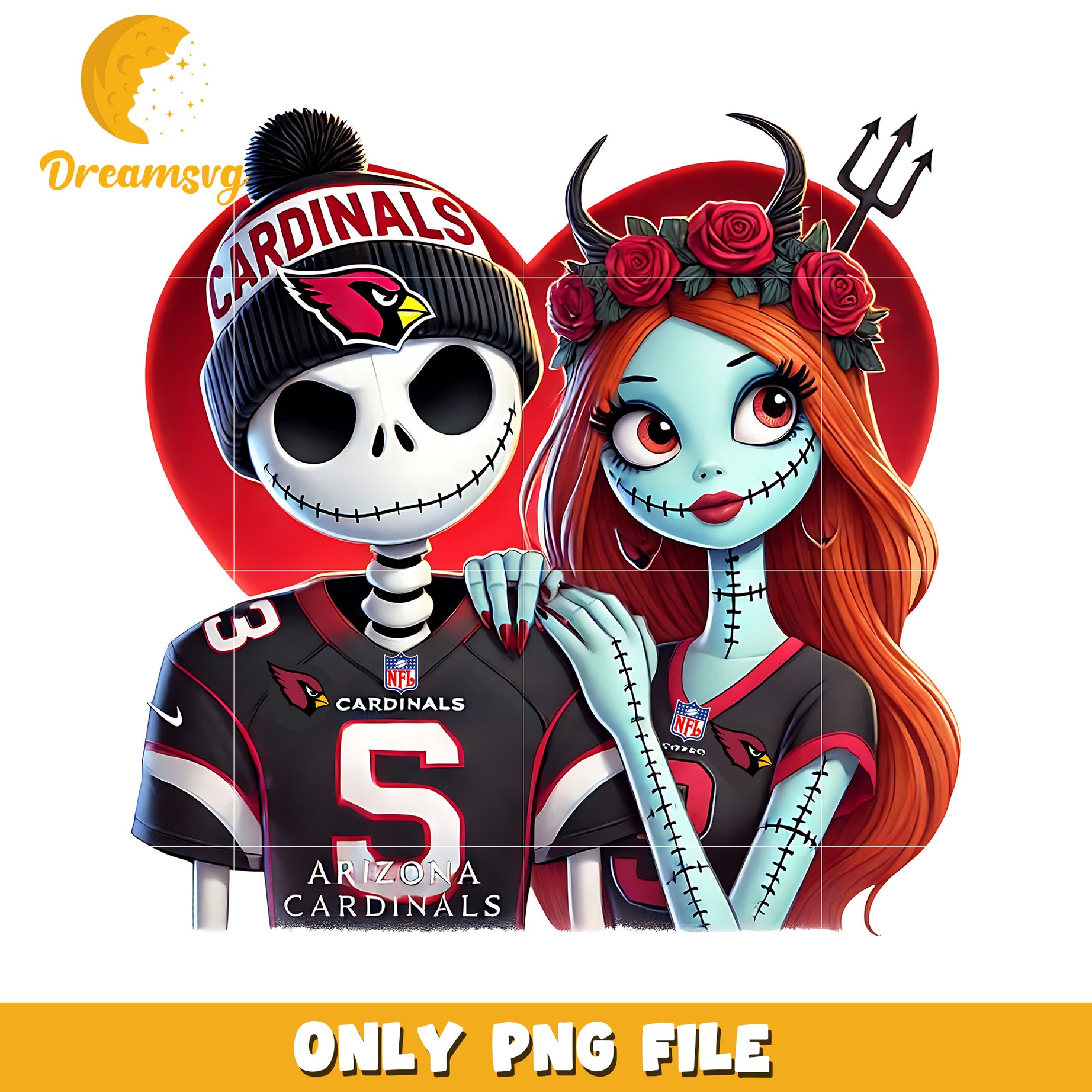 Cardinals jack and sally png, super bowl 2025 png, nfl network png