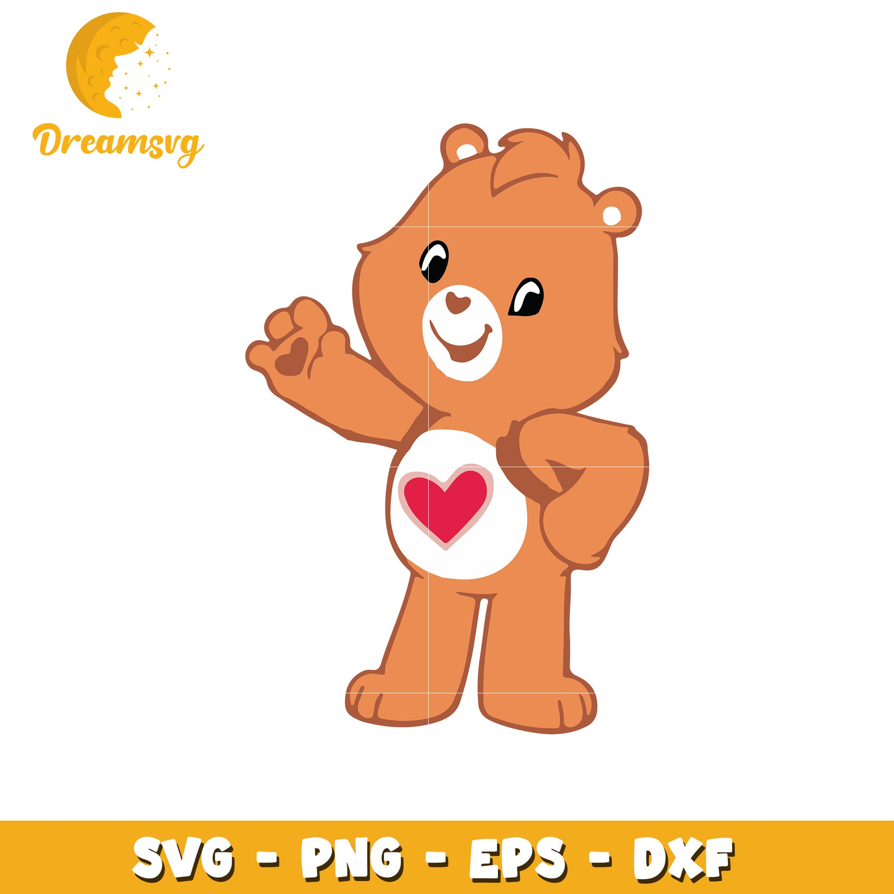 Care Bear SVG PNG EPS DXF Cut File