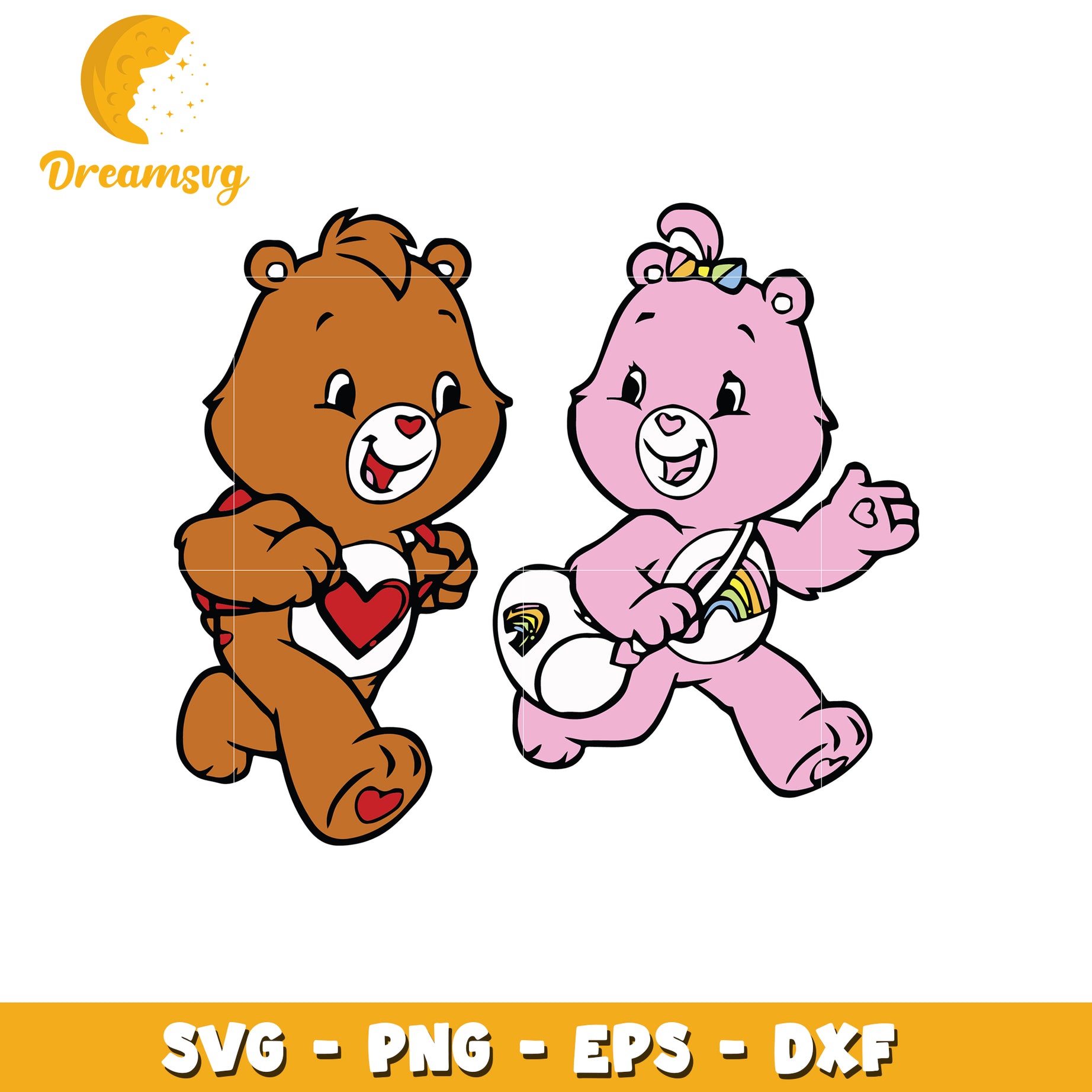 Care Bears SVG Bundle PNG EPS DXF