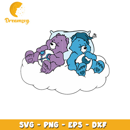 Care Bears Sleeping Cloud SVG Cut File