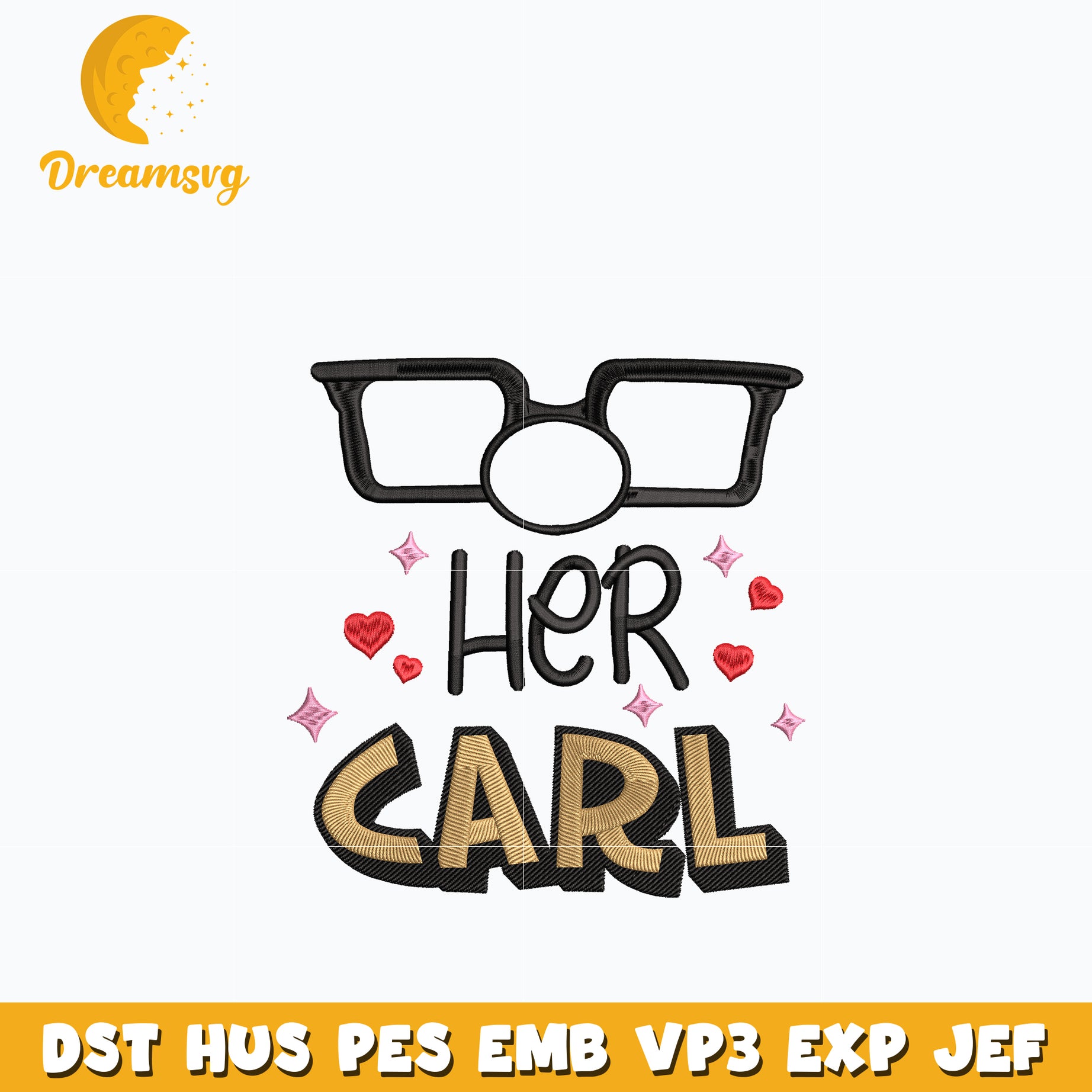 Carl Fredricksen her carl embroidery design