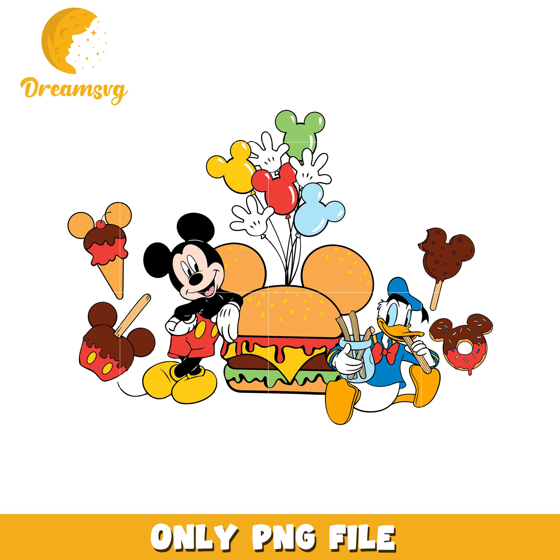 Carnival Food png, disney cozy png, holiday glow png