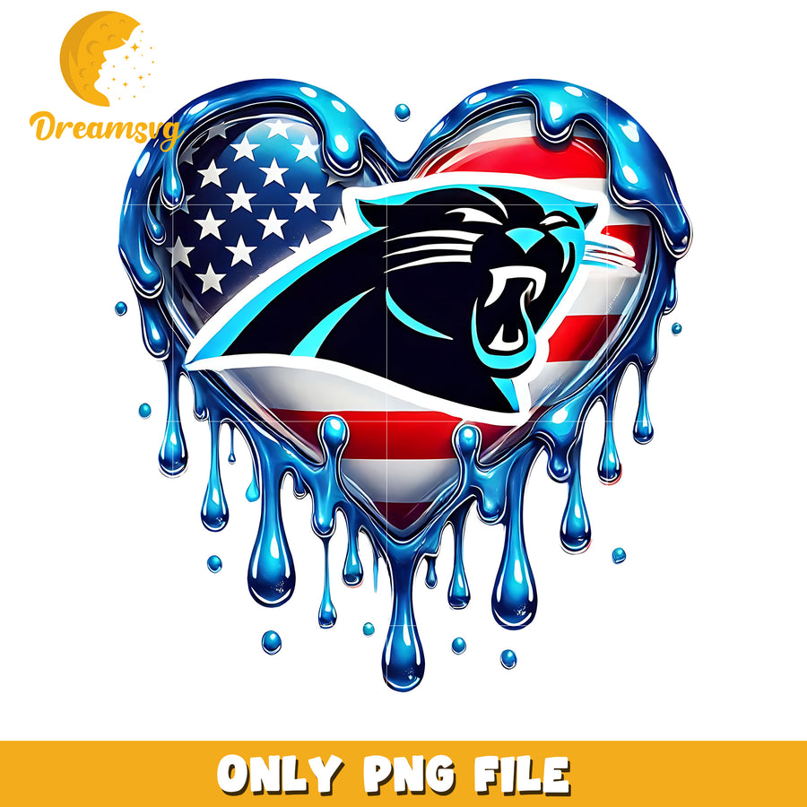 Carolina panthers heart png, nfl league png, nfl 2025 png