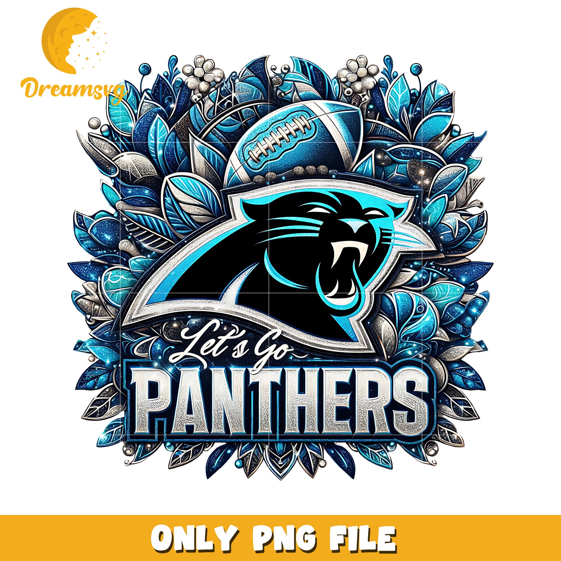 Carolina panthers let's go png, nfl games png, nfl png