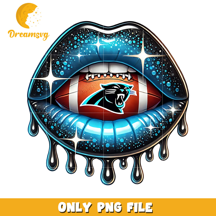 Carolina panthers lips png, nfl teams png, nfl team logo png