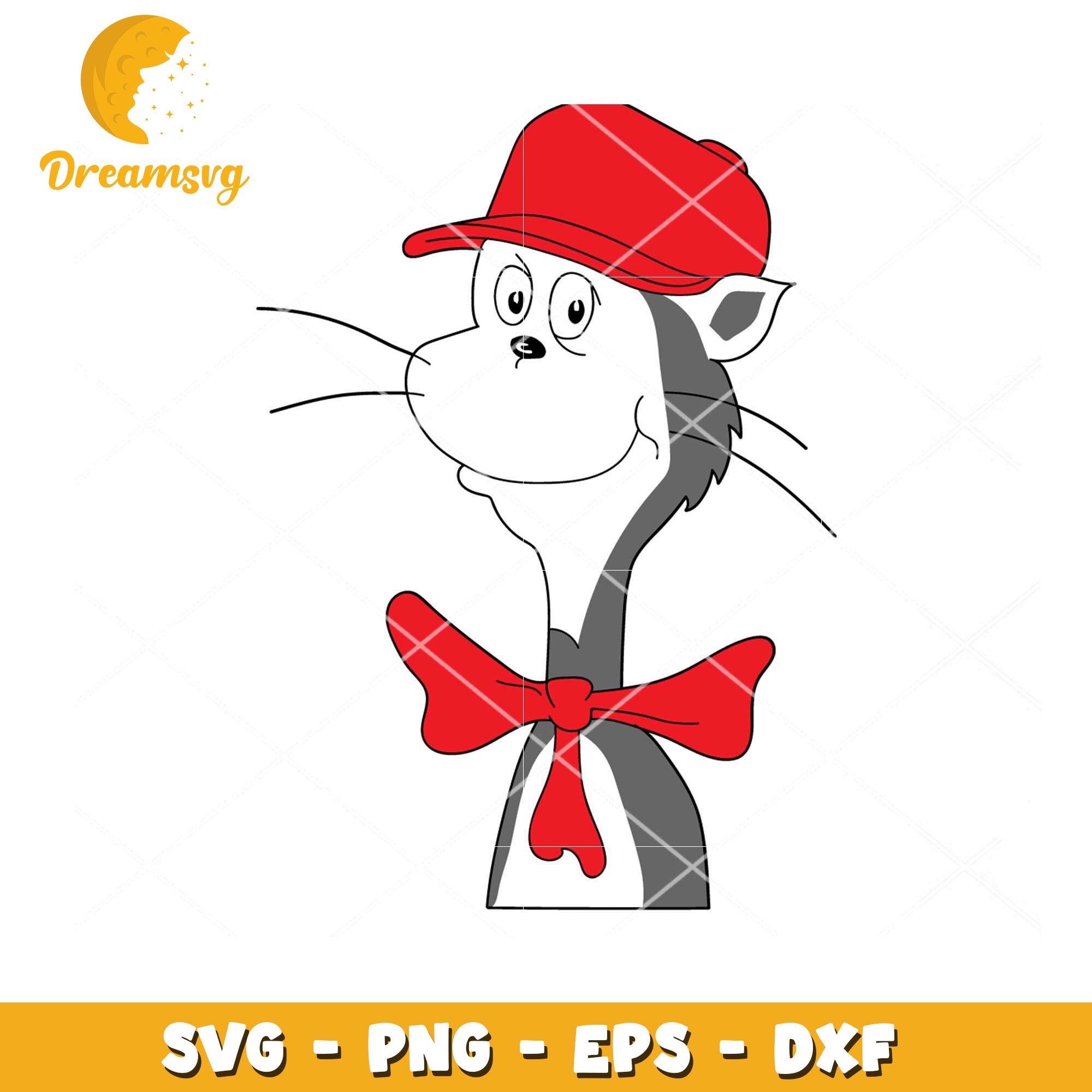 Cat Character SVG File for Crafting and DIY Projects Download