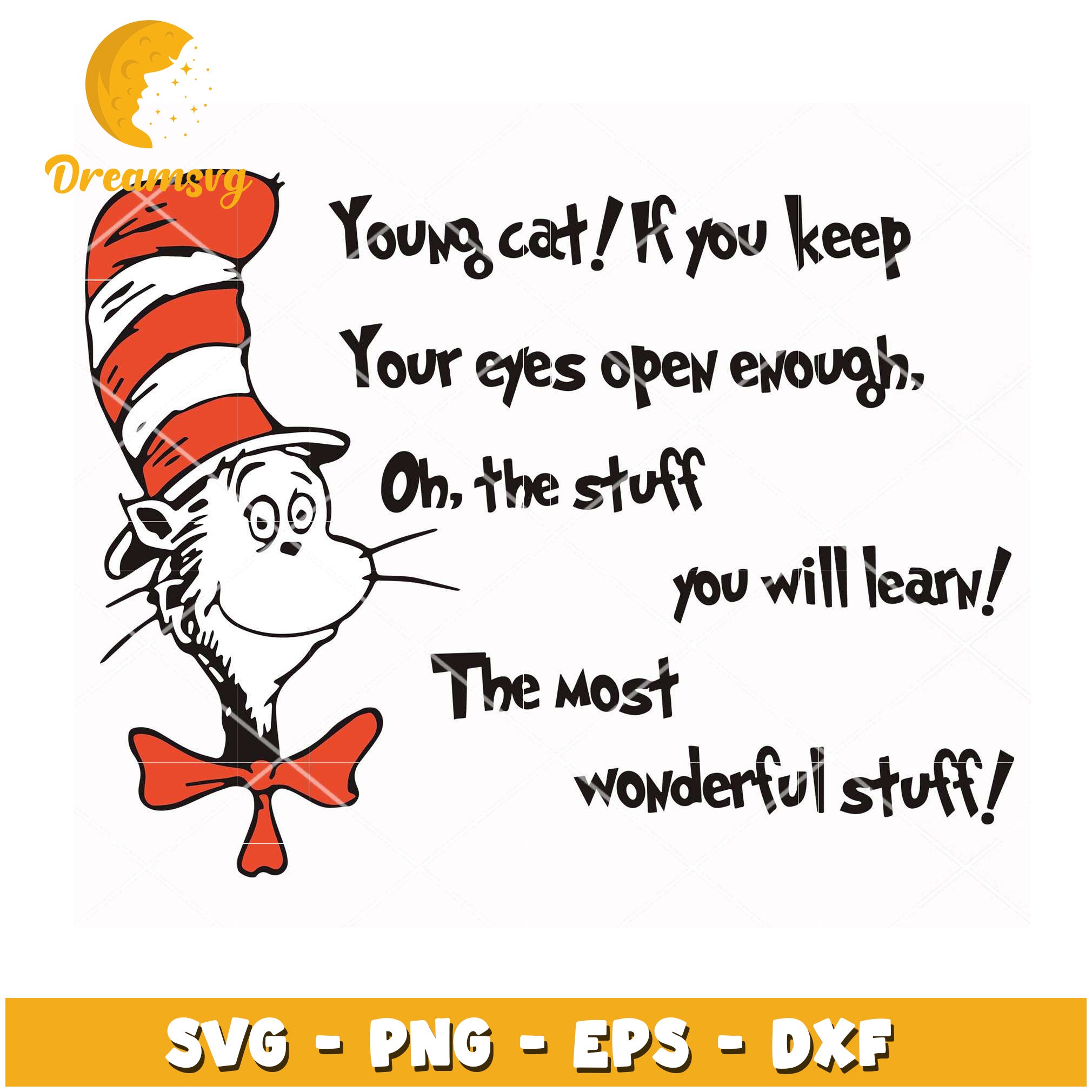 Cat SVG The Most Wonderful Stuff