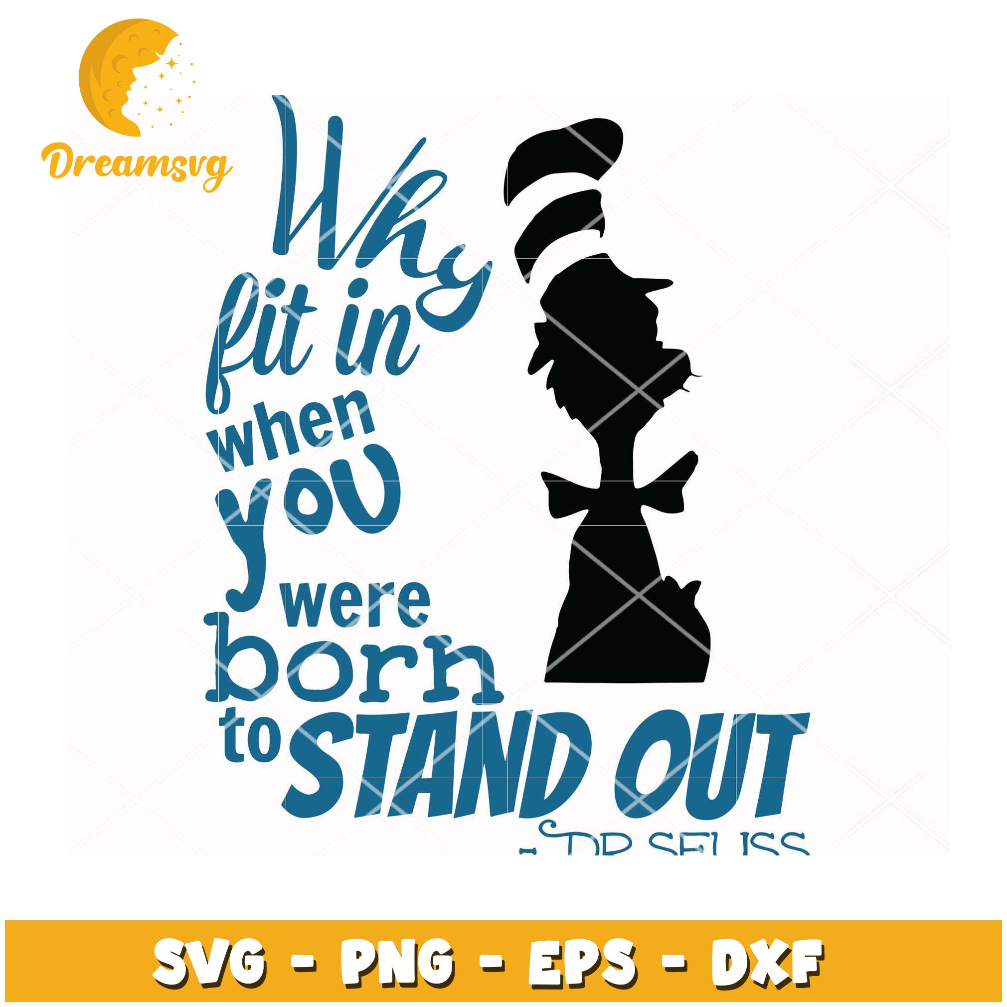 Cat in Hat SVG Cut File