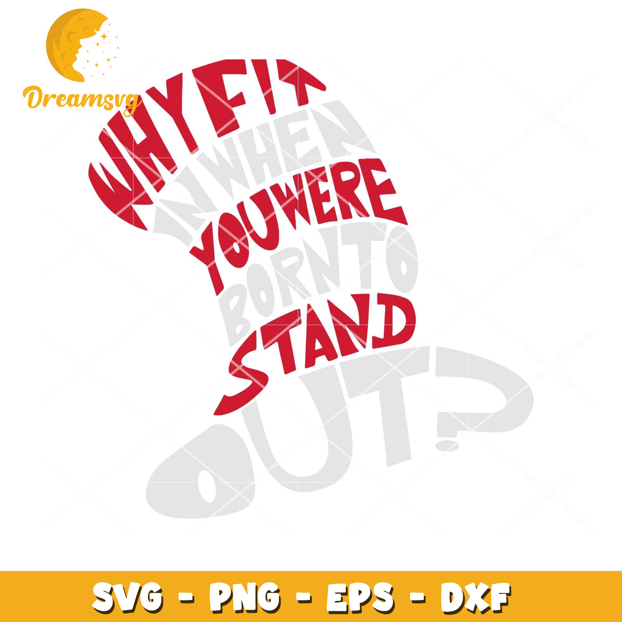 Cat in the Hat SVG Cut File