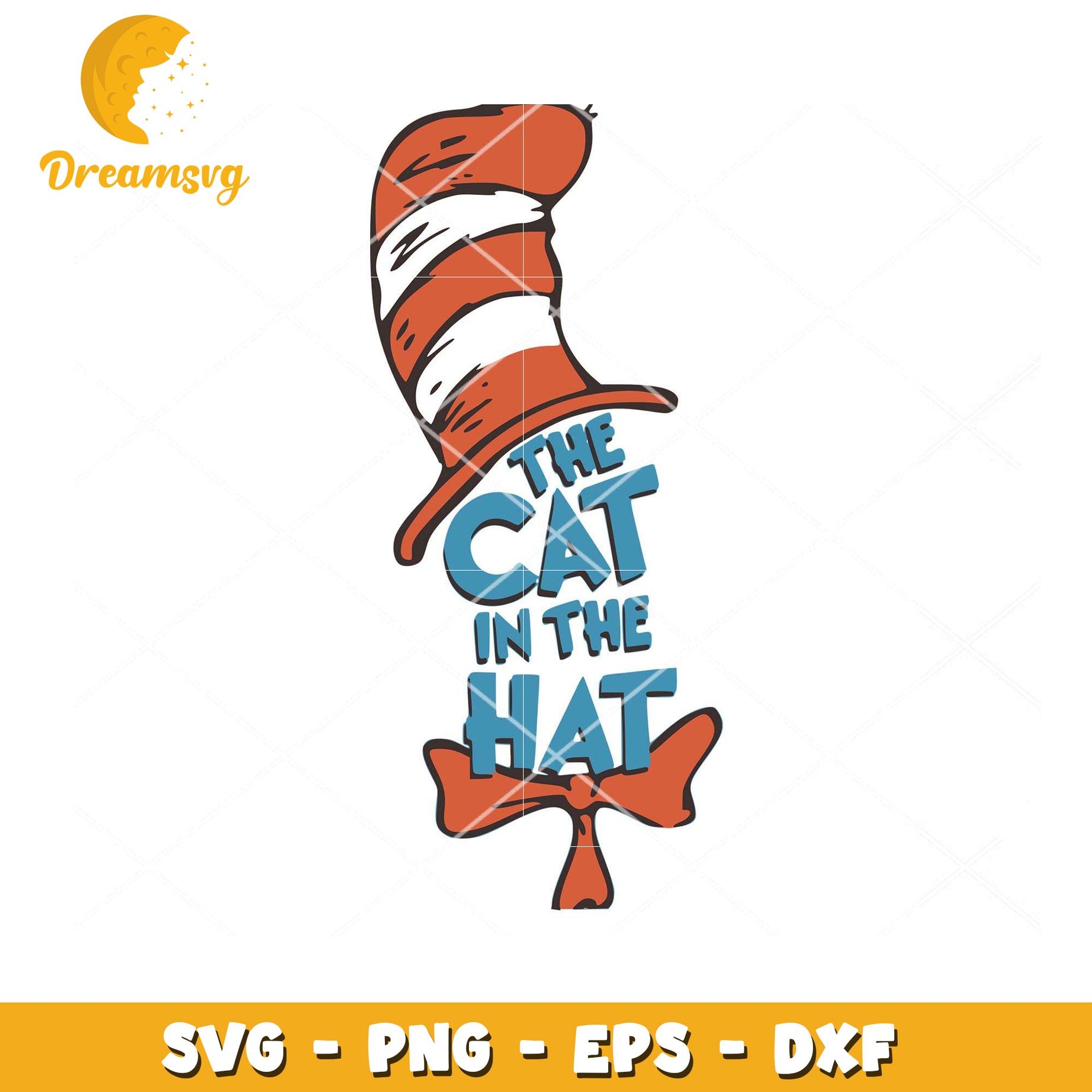 Cat in the Hat SVG File Instant Download for Creative Projects