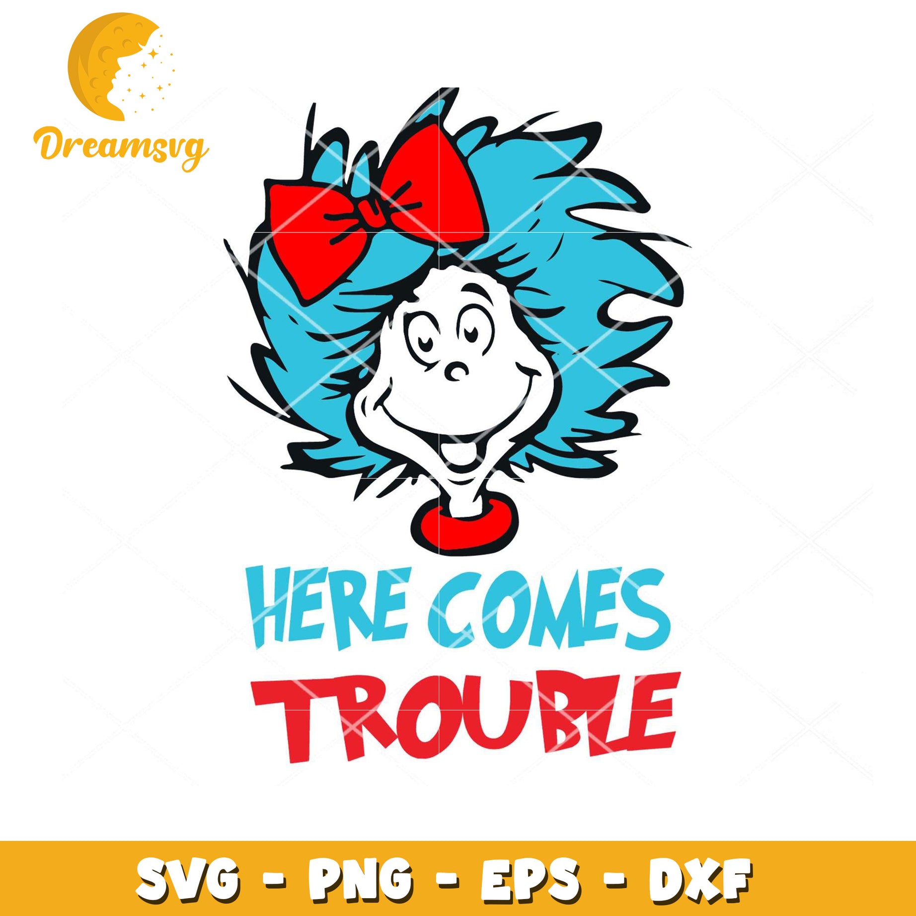Cat in the Hat SVG Trouble
