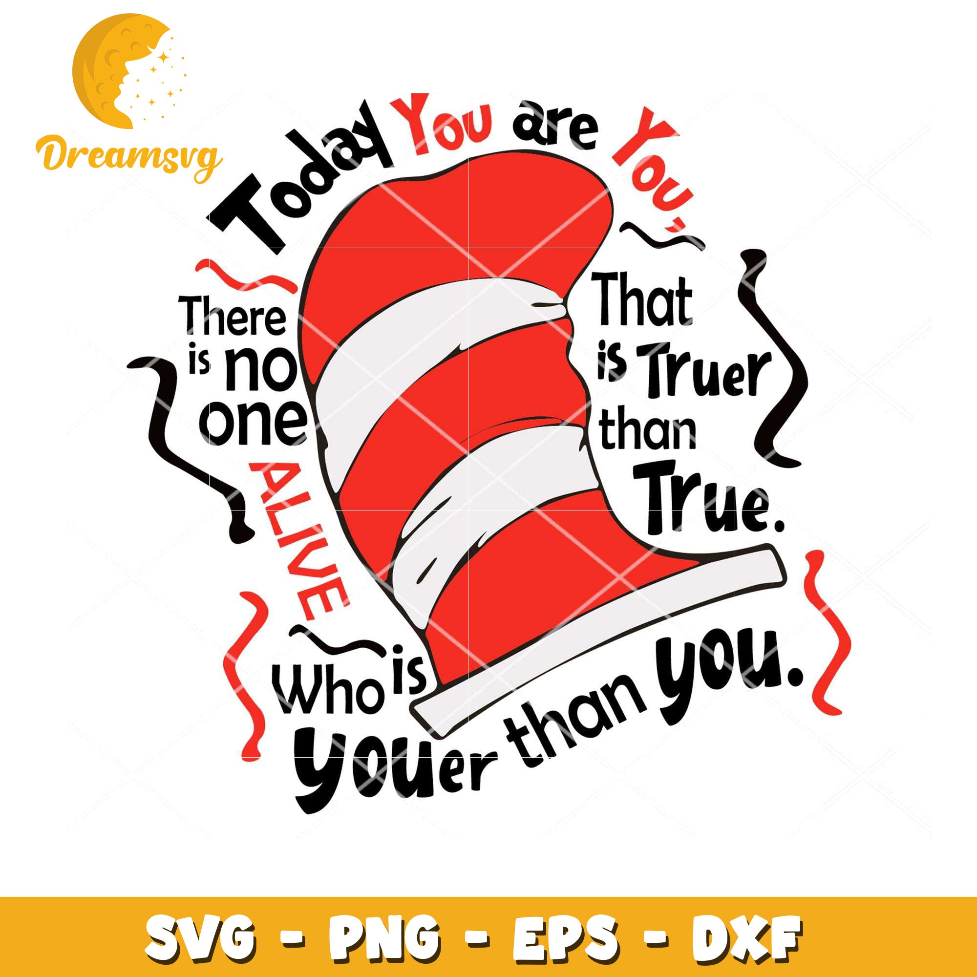 Cat in the Hat SVG You Are You