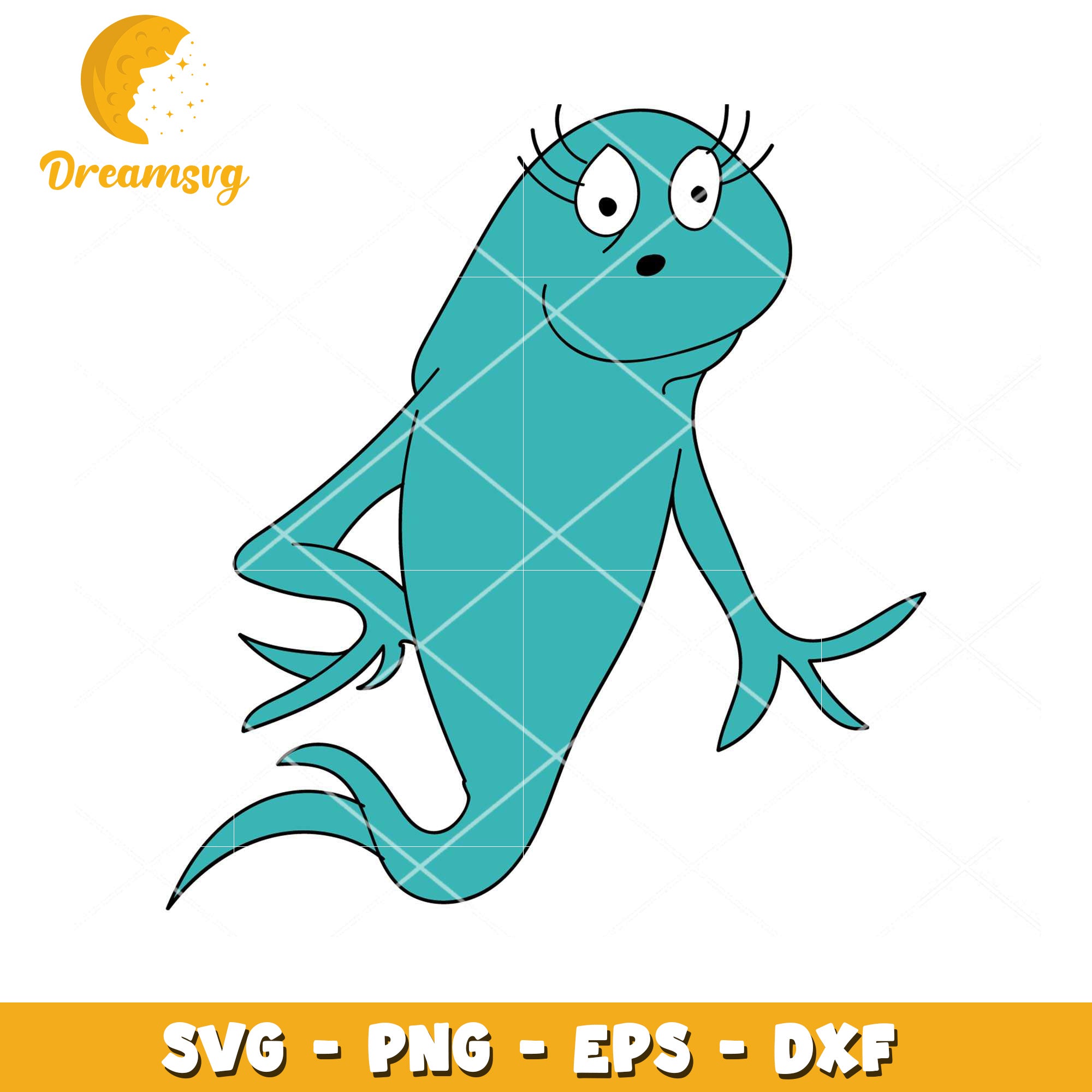 Cat in the Hat Thing 1 SVG