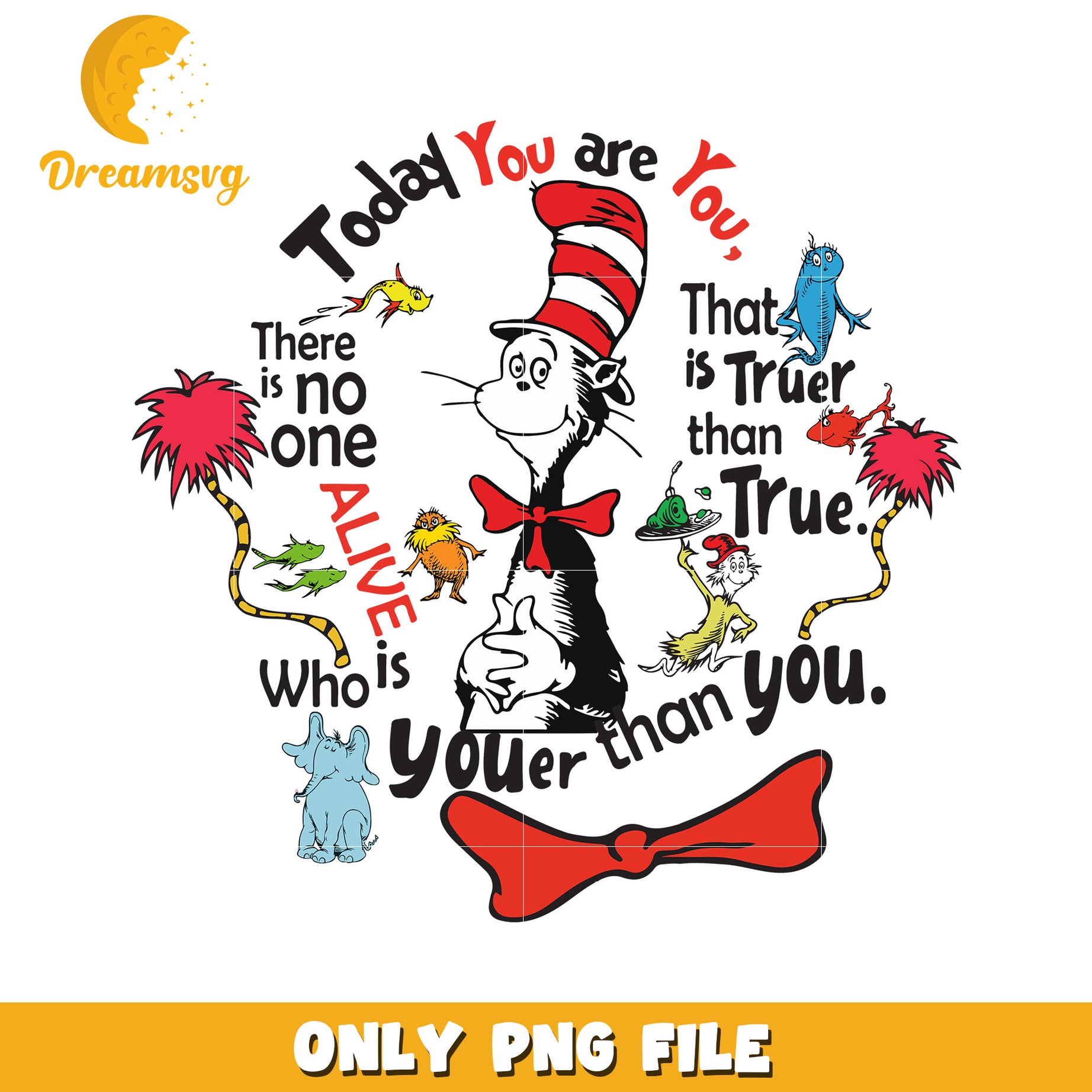 Cat in the hat and friends png, dr seuss cast png, cartoon png