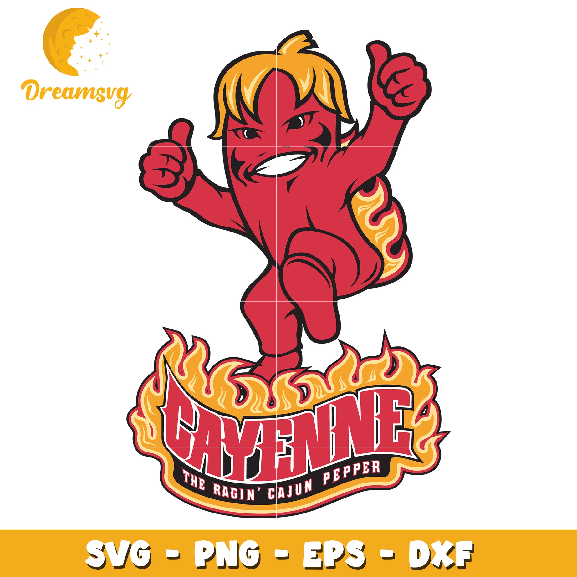 Cayenne Pepper SVG PNG EPS DXF Files