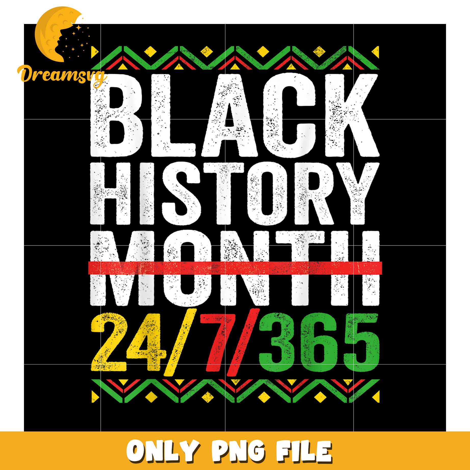 Celebrate Black History Every Day PNG Graphic Design