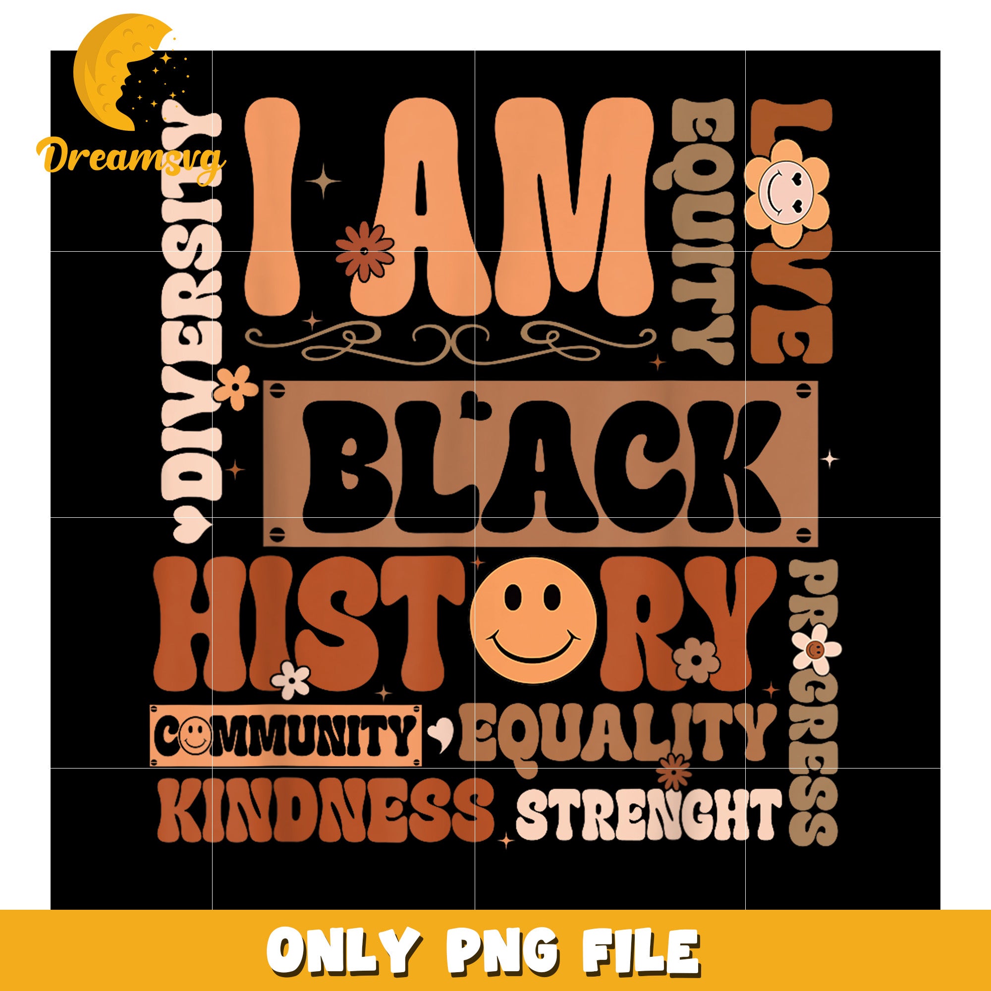 Celebrate Black History with Inspiring PNG Design – DreamSVG Store