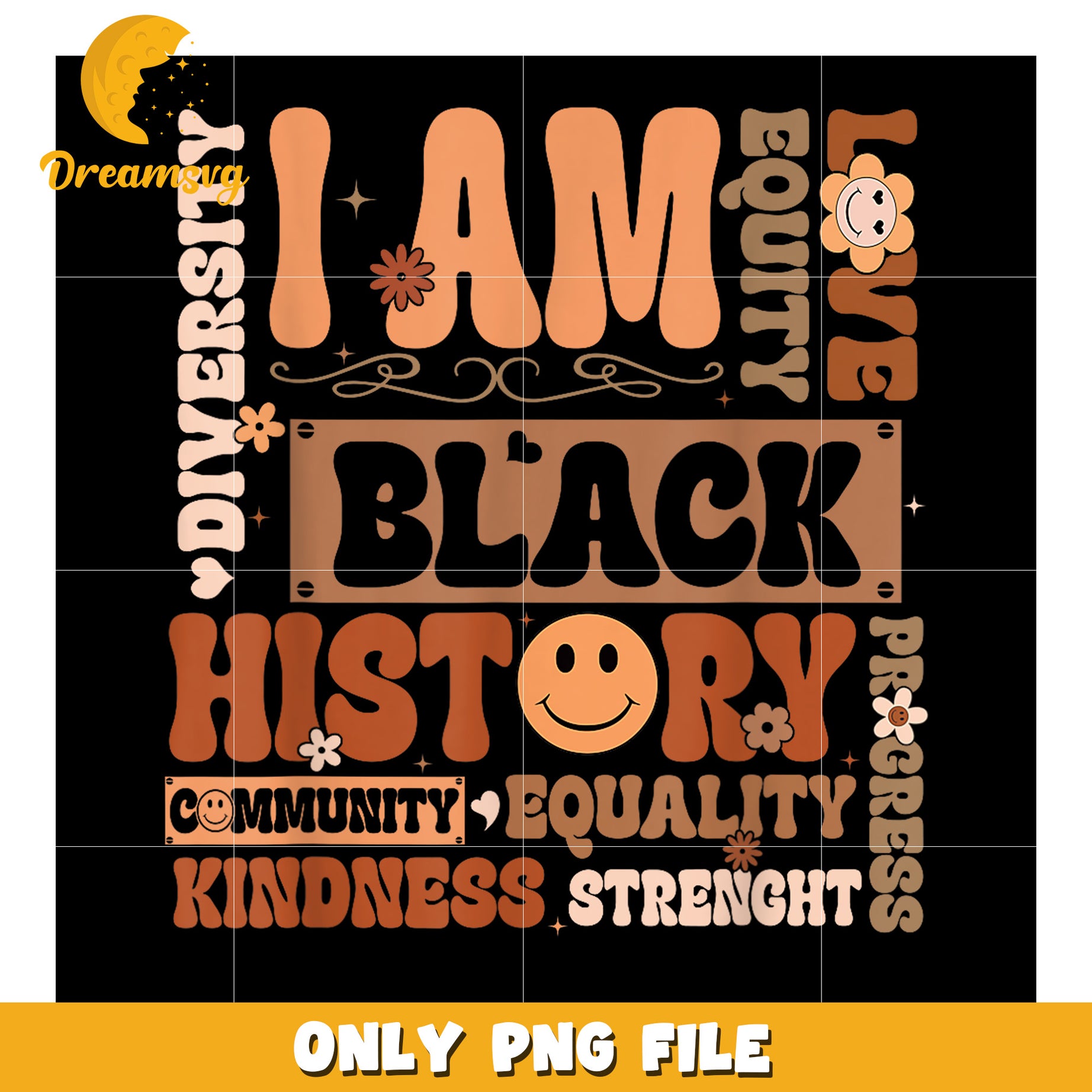 Celebrate Black History with Inspiring PNG Design – DreamSVG Store