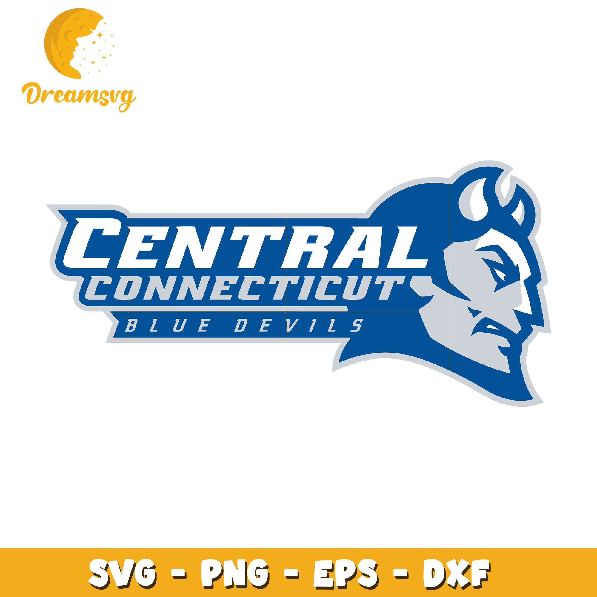 Central Connecticut Blue Devils SVG PNG EPS DXF