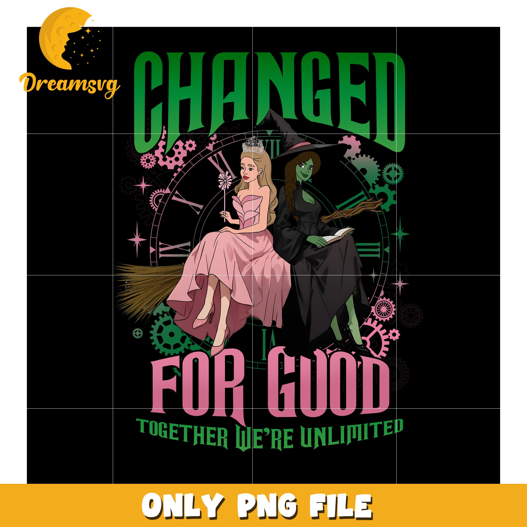 Changed For Good Together png, wicked characters png, wicked new season png
