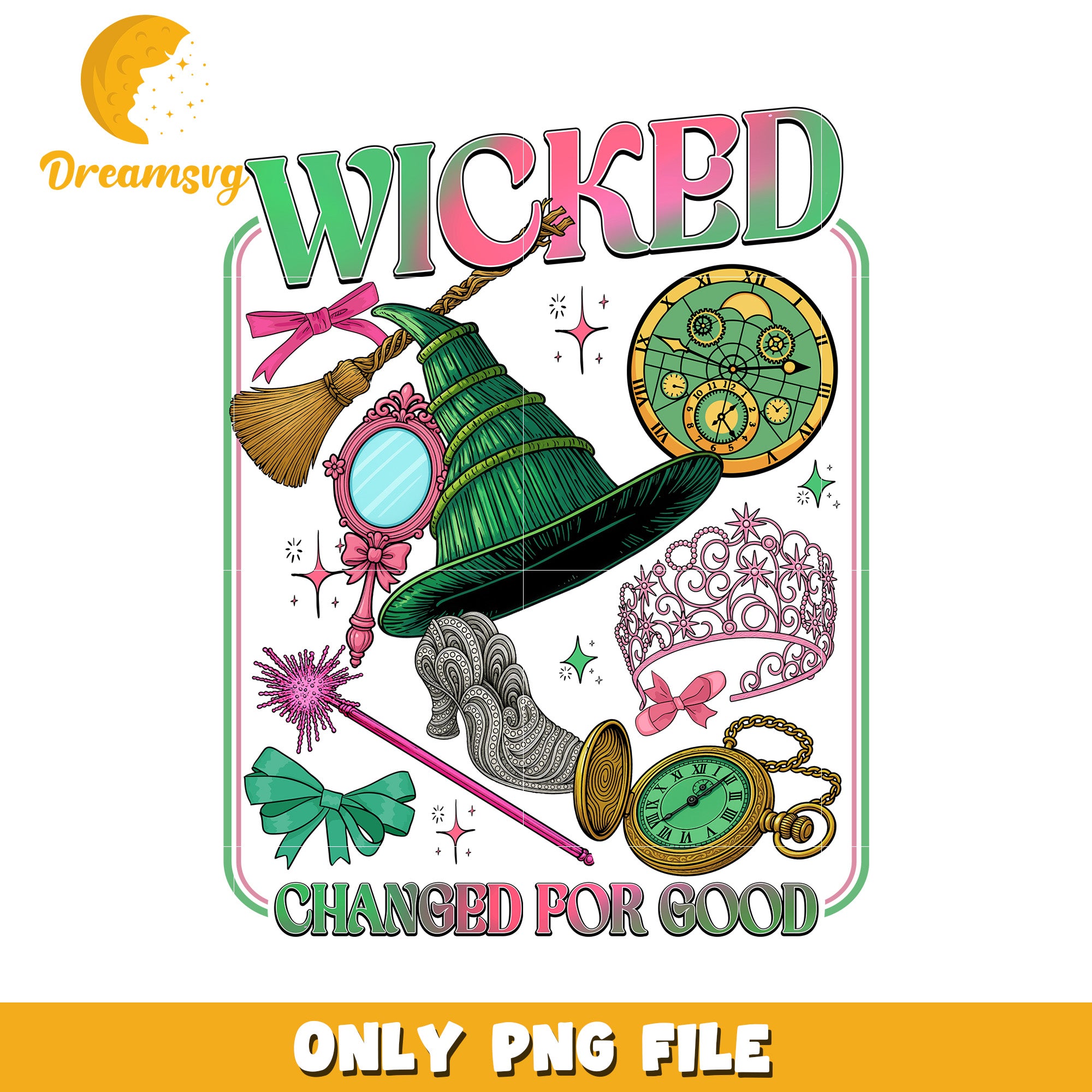Changed For Good Wicked png, wicked glam png, glinda aesthetic png