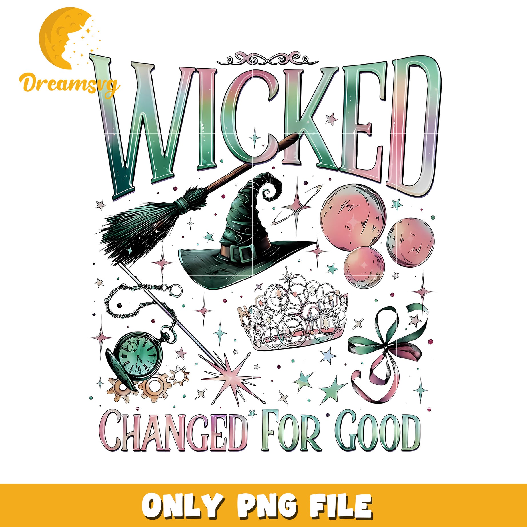 Changed For Good png, wicked witches png, glinda pinkcore png