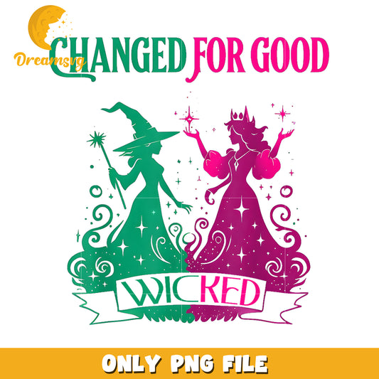 Changed for good design png, wicked​ png, wicked​ movies png