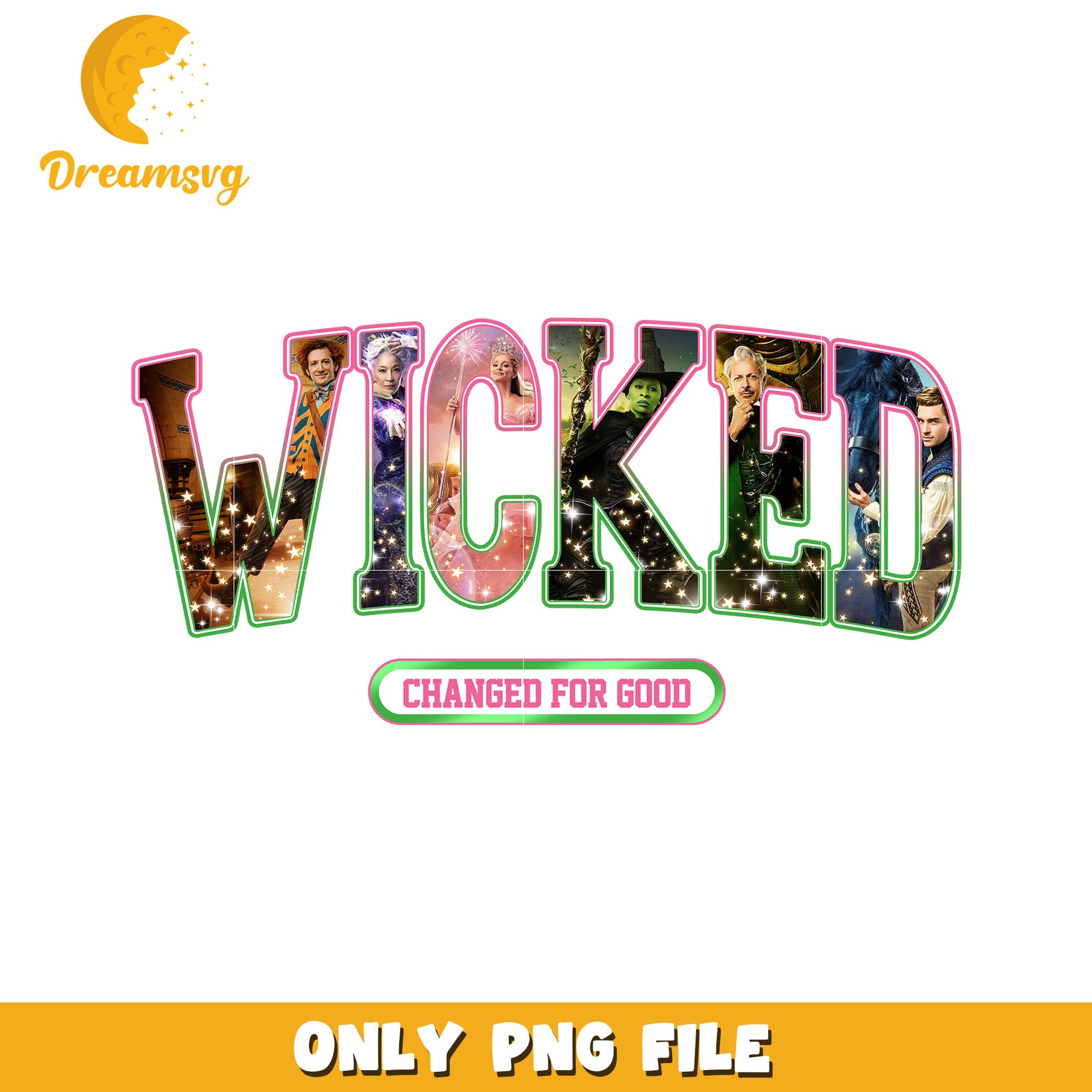 Changed for good wicked font png, changed for good png