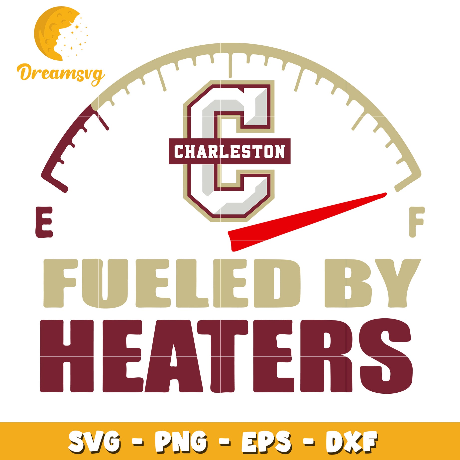 Charleston Cougars Fueled By Heaters SVG