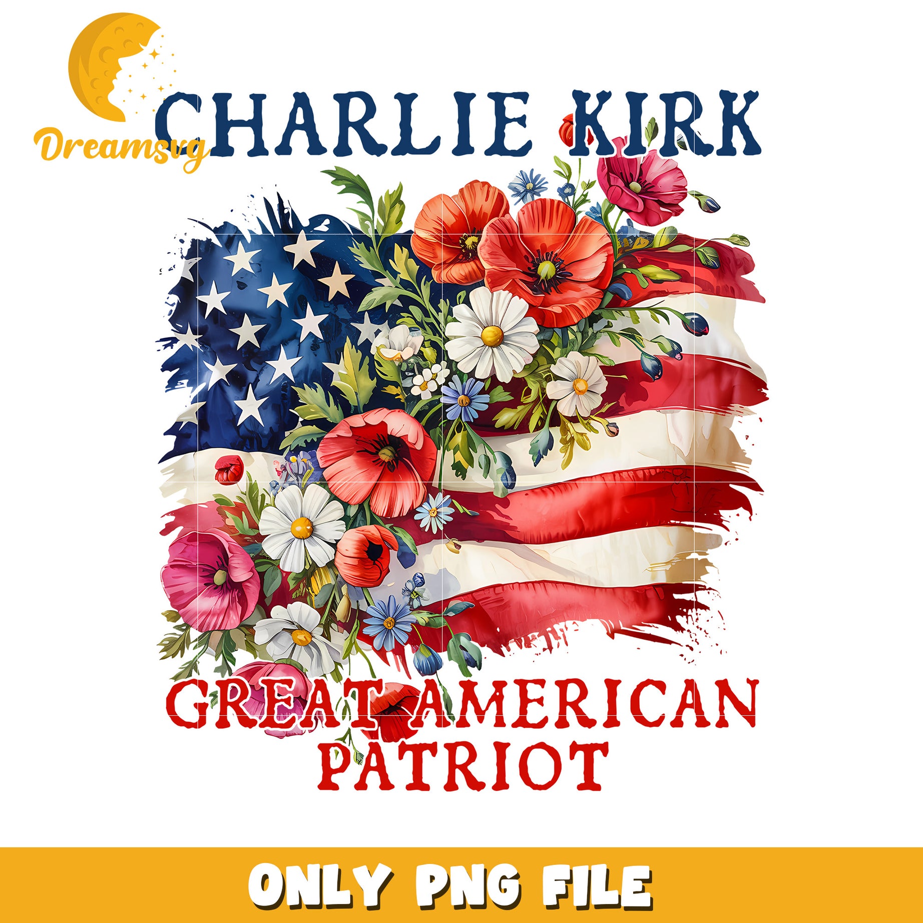 Charlie kirk america flag png, charlie kirk book​ png, ameirca flag png
