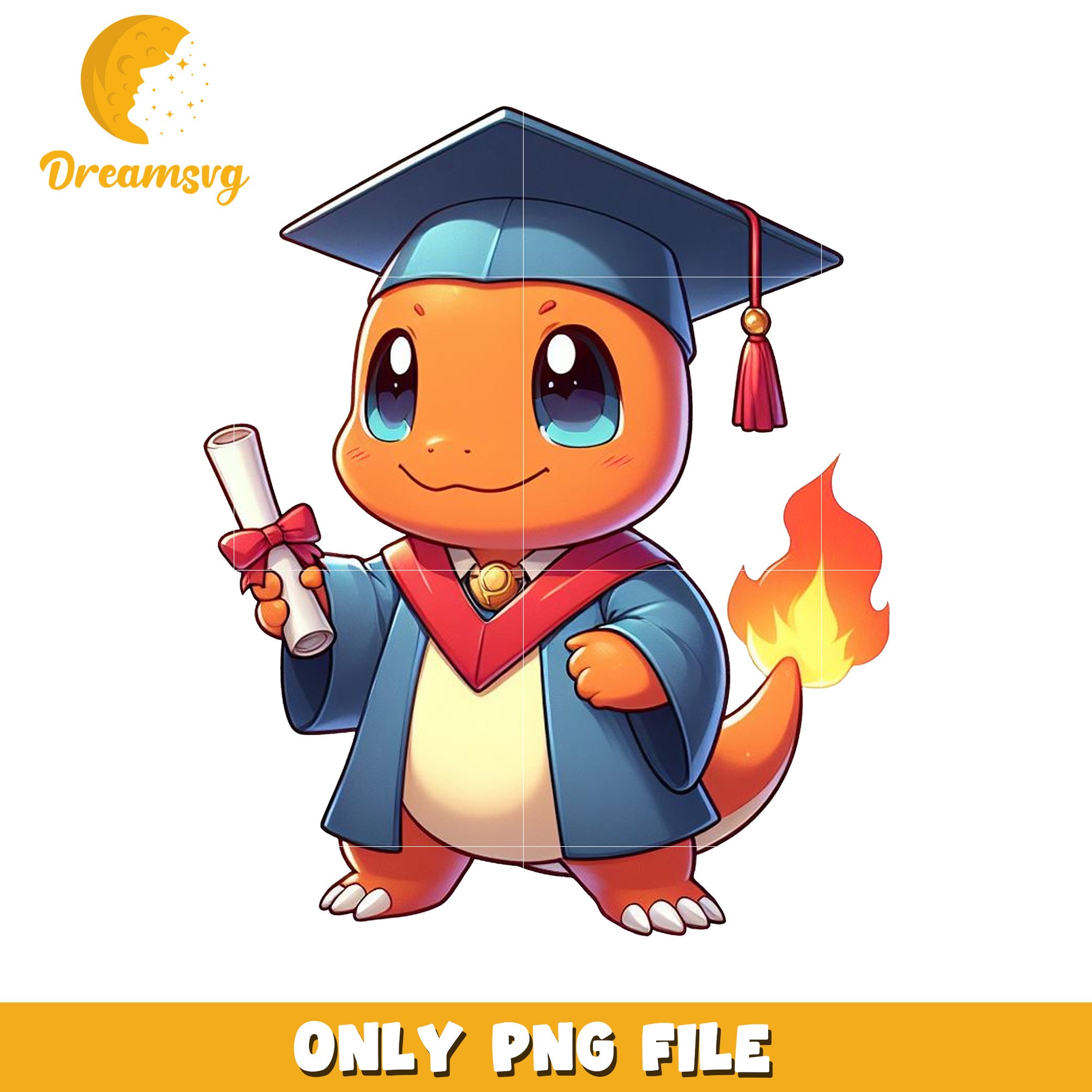 Charmander graduation  design png, pokemon charmander png, cute pokemon png