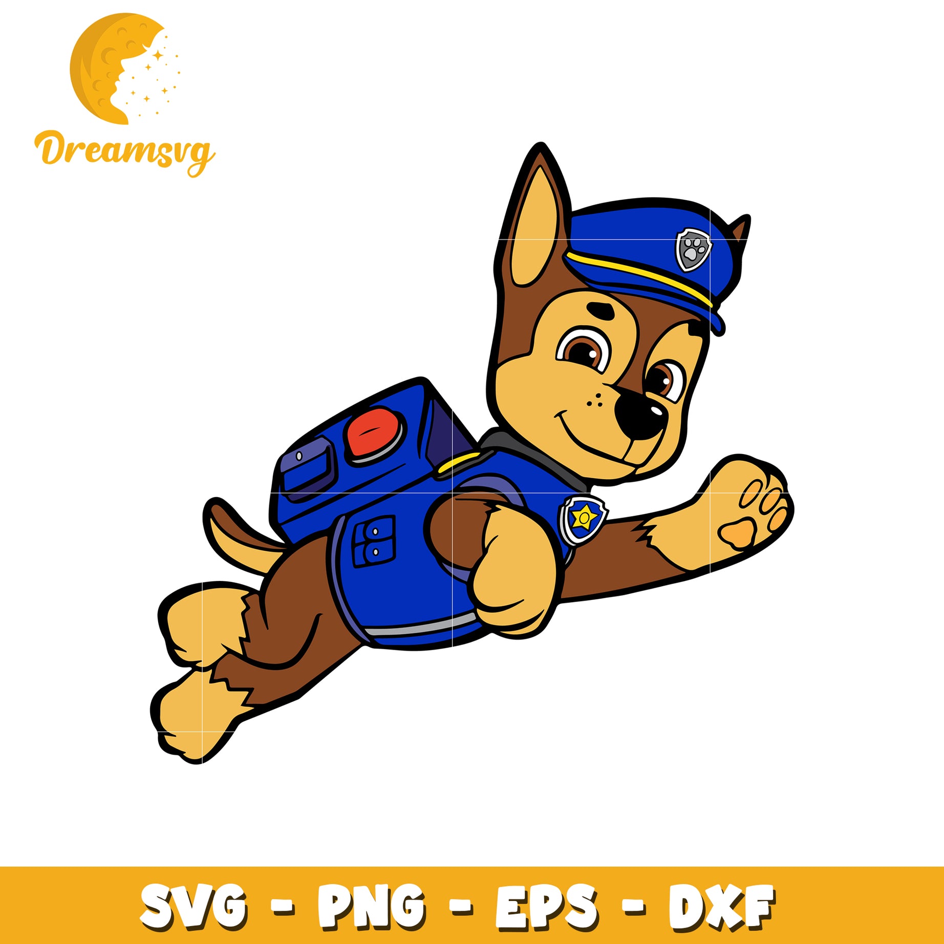 Chase Paw Patrol SVG PNG EPS DXF