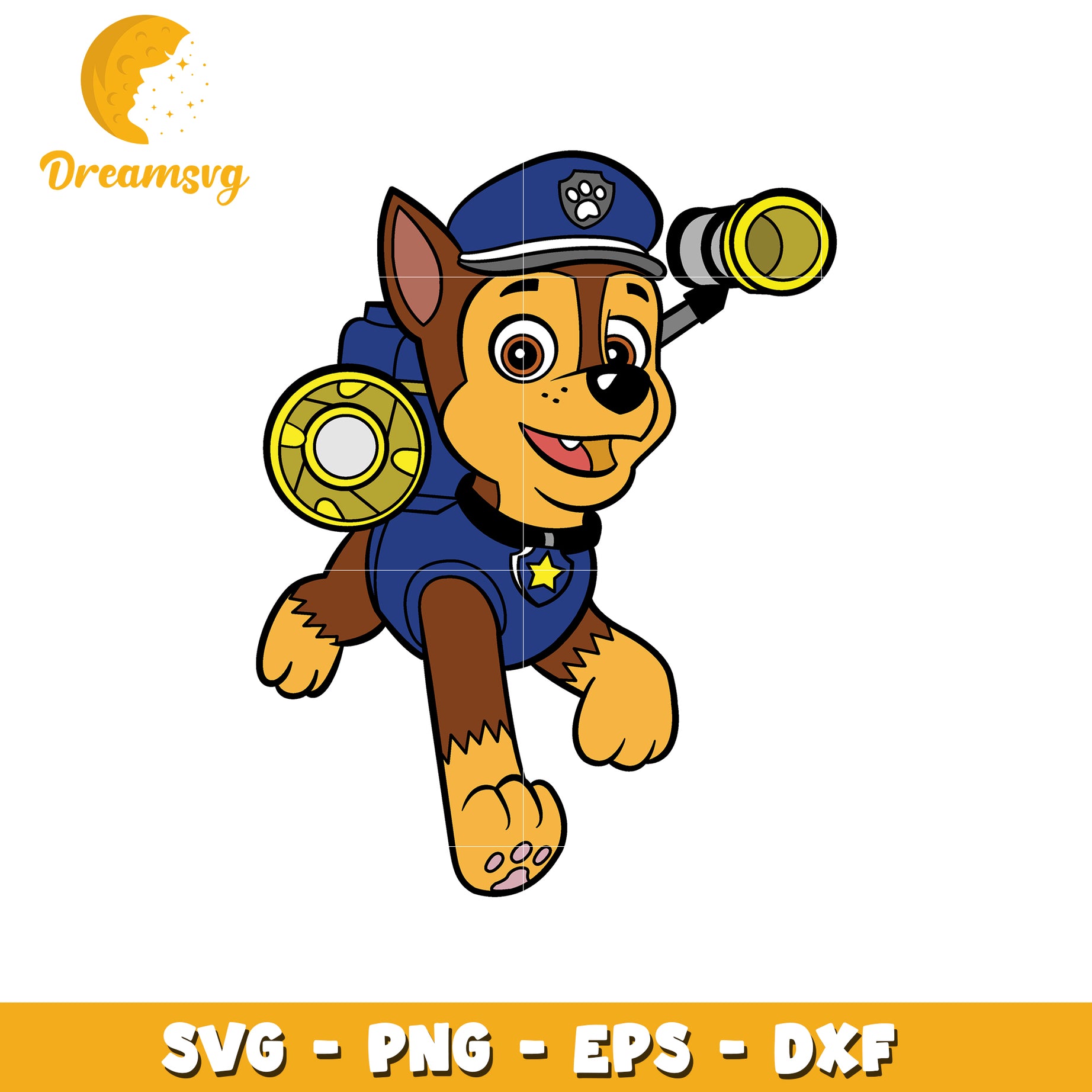 Chase SVG PNG EPS DXF Paw Patrol
