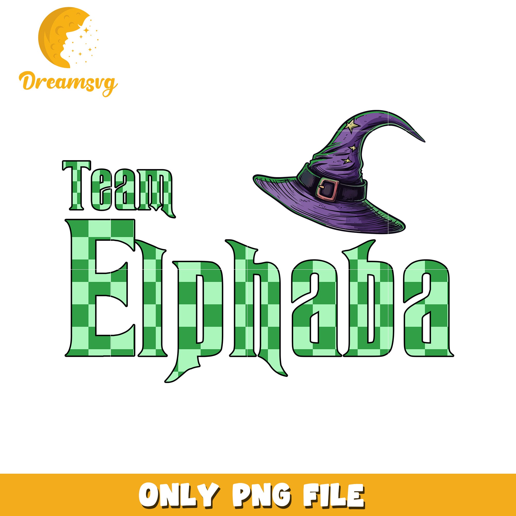 Checkered Team Elphaba Wicked png, wicked vibes png, wictchcore png