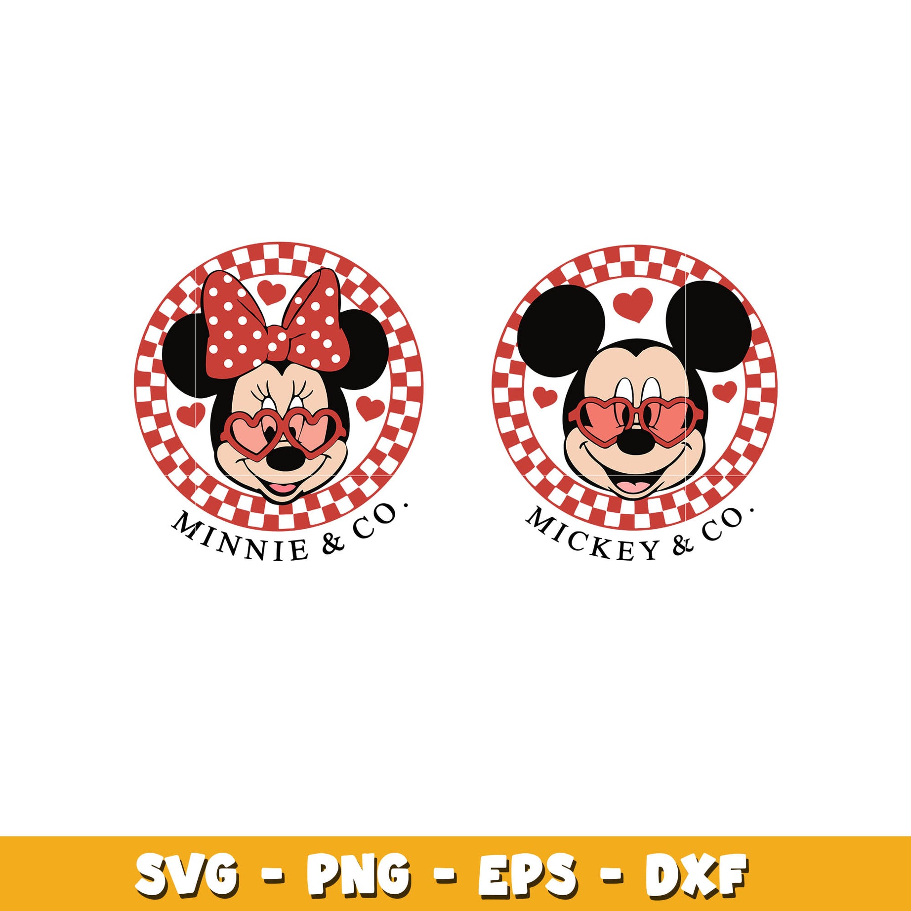 Disney mickey minnie couple svg bundle, Disney mickey svg, Disney svg