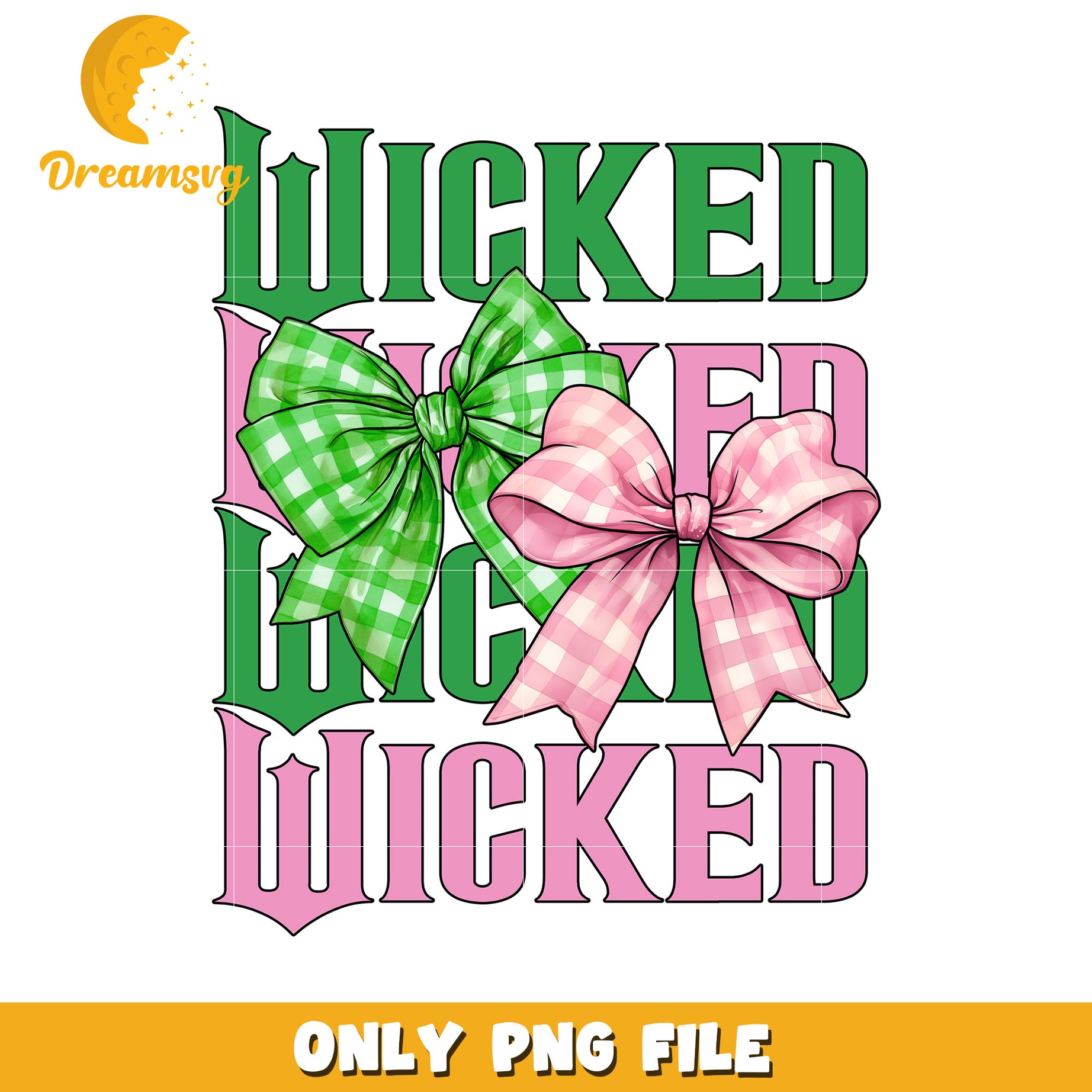 Checkered coquette bow Wicked movie png, coquette bow png